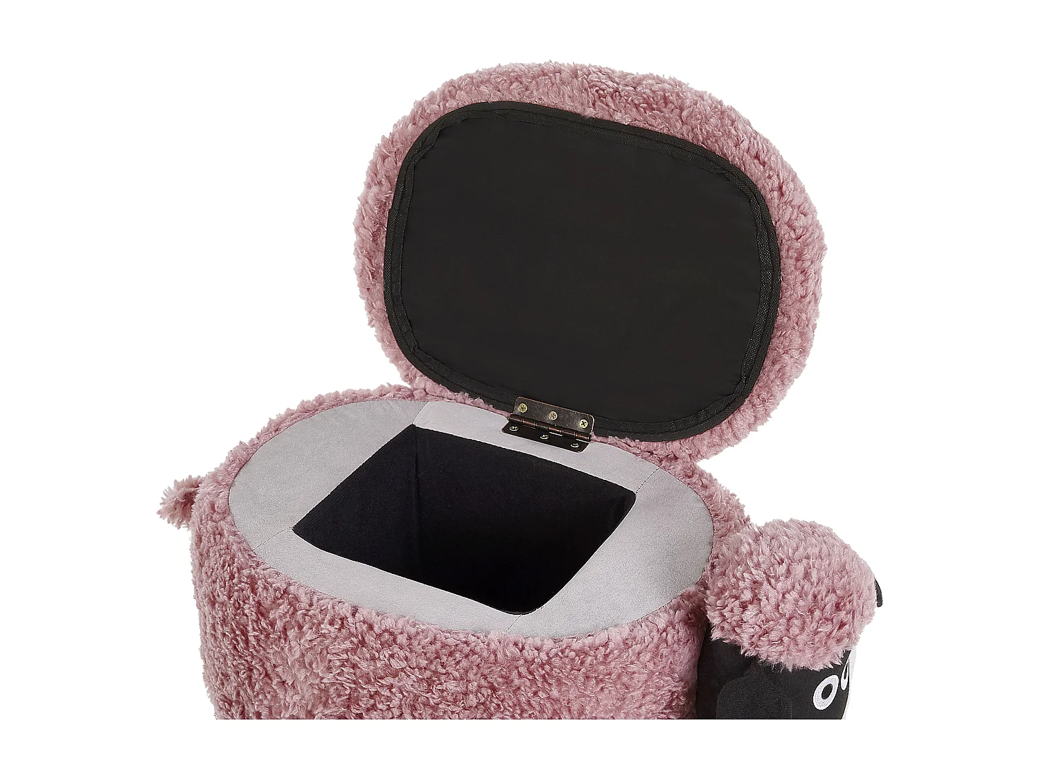 Pouf animaletto in tessuto rosa SHEEP