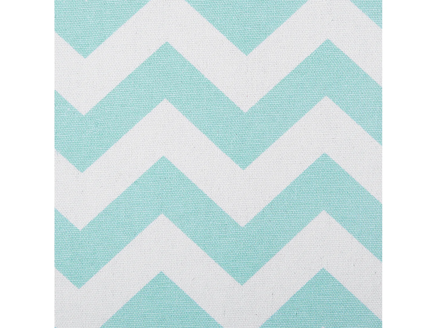 Dekorativer Sitzhocker mit Stauraum Baumwolle Mintgrün / Weiß rund 35 cm Tunica