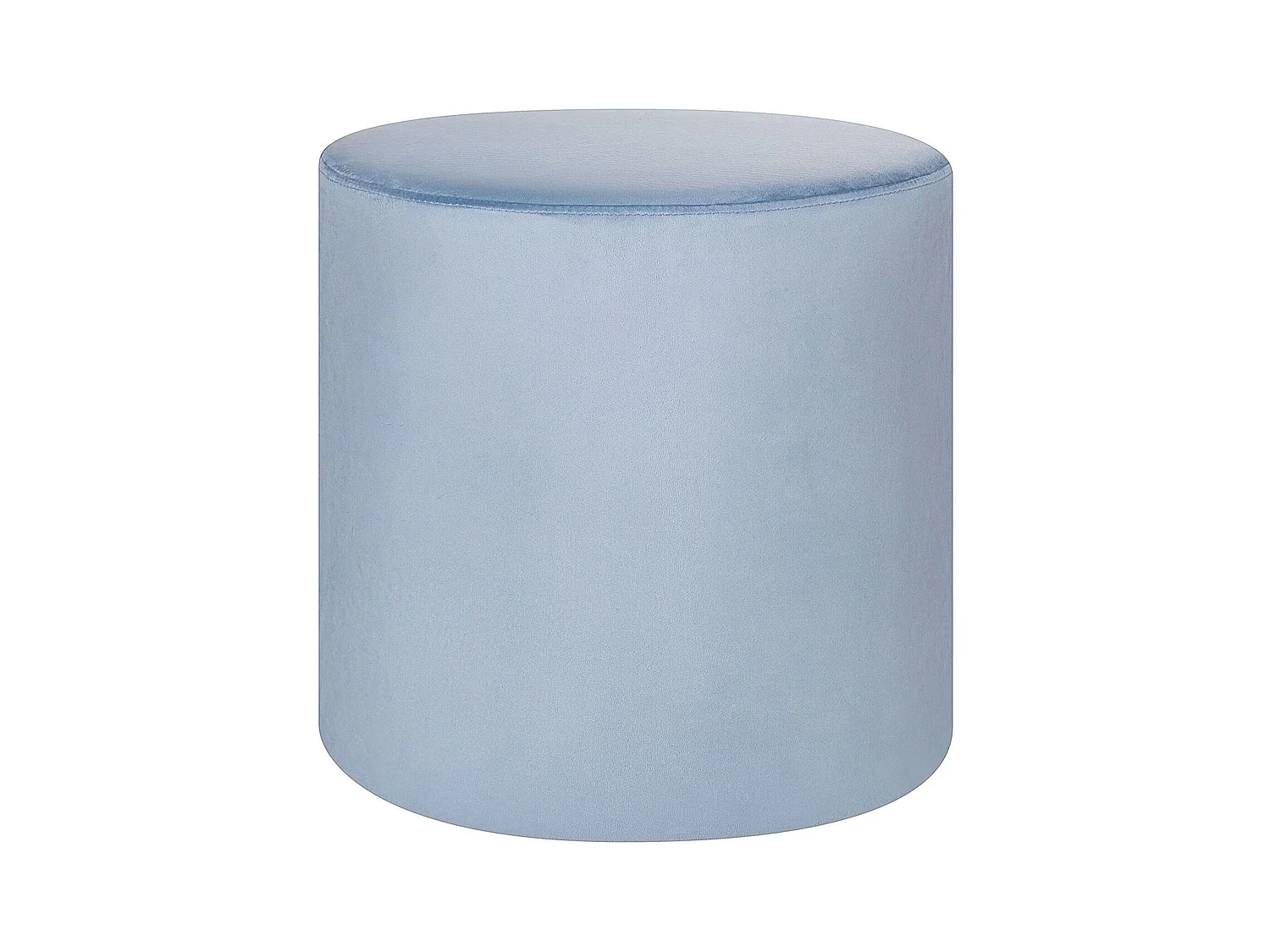 Pouf LOVETT Velours Bleu clair