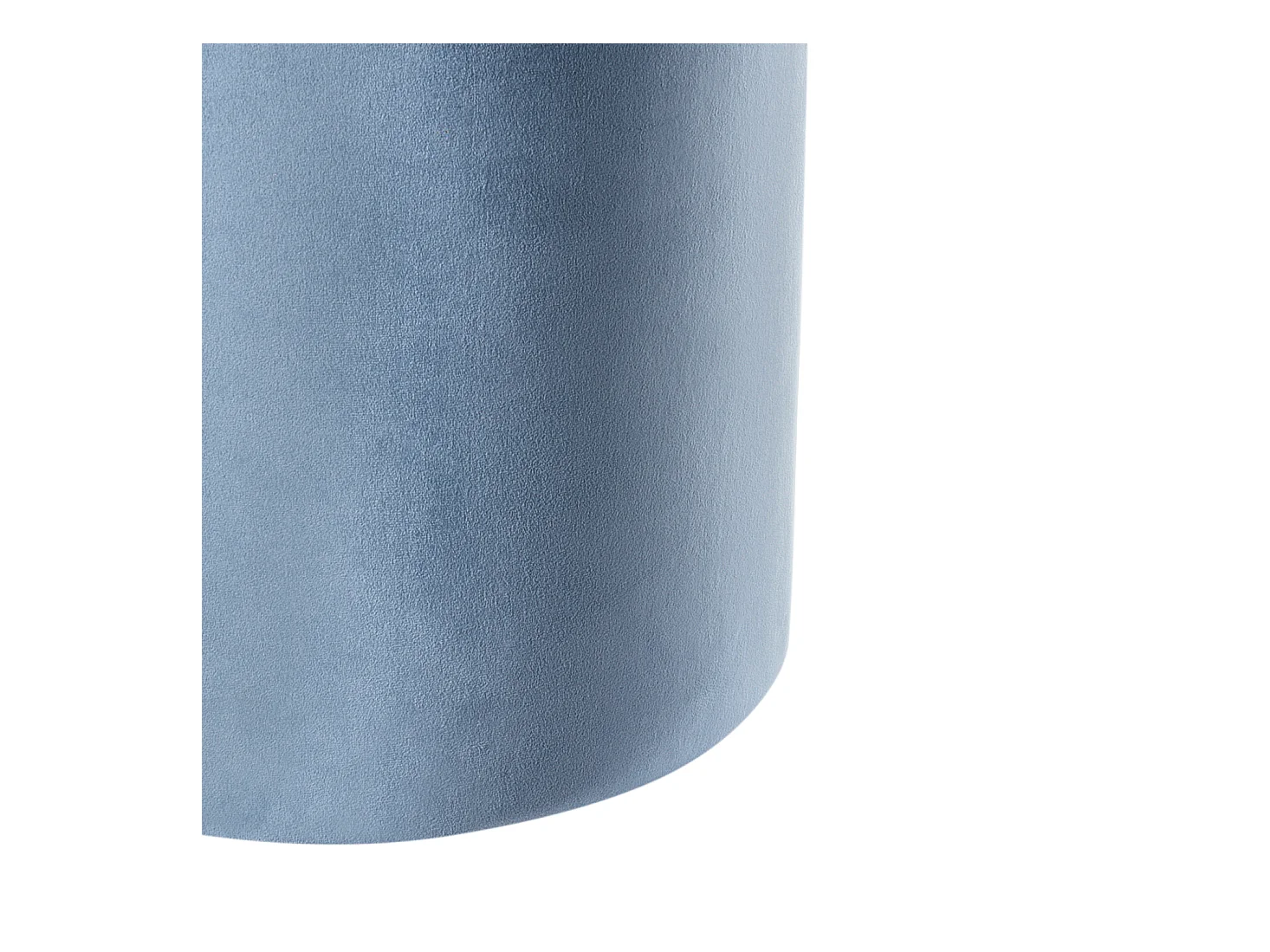 Pouf LOVETT Velours Bleu clair