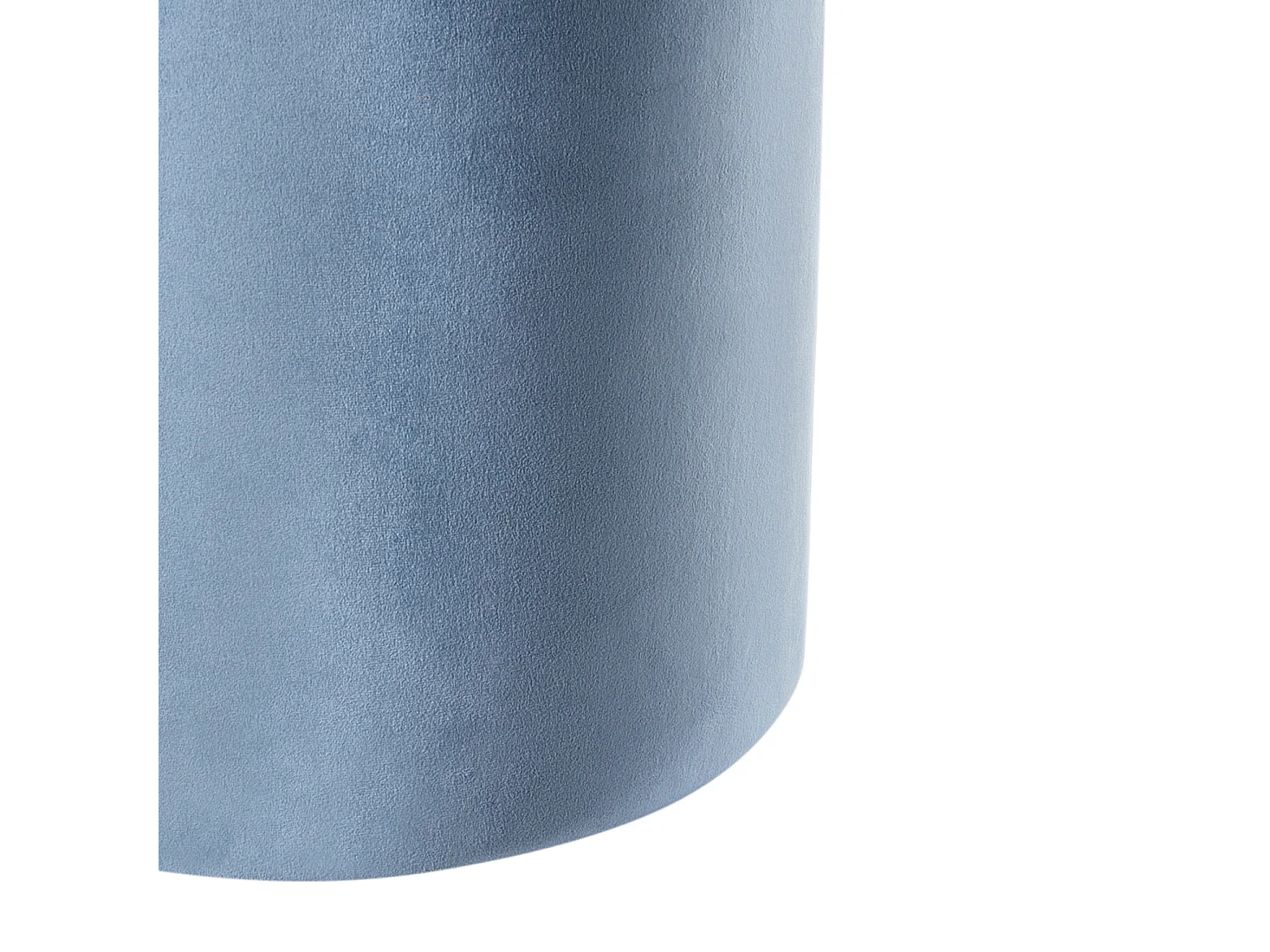 Pouf LOVETT Velours Bleu clair