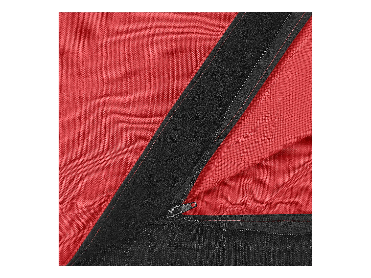 Puf cojín 300 L FUZZY 140 cm 180 cm Rojo