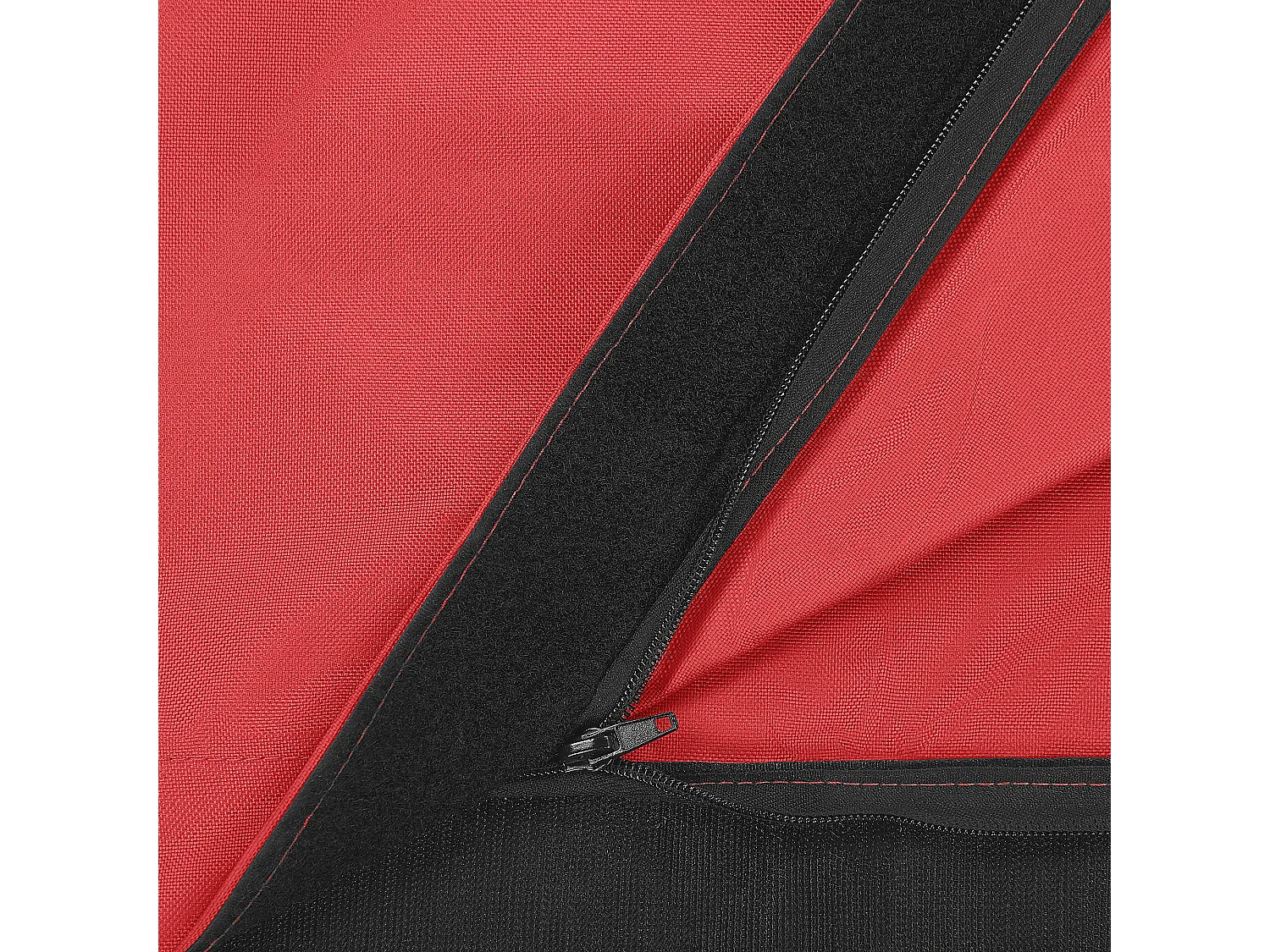 Pufe 300 L FUZZY 140 cm 180 cm Vermelho