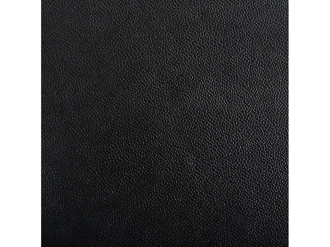 Ottoman LUNGO Noir Cuir