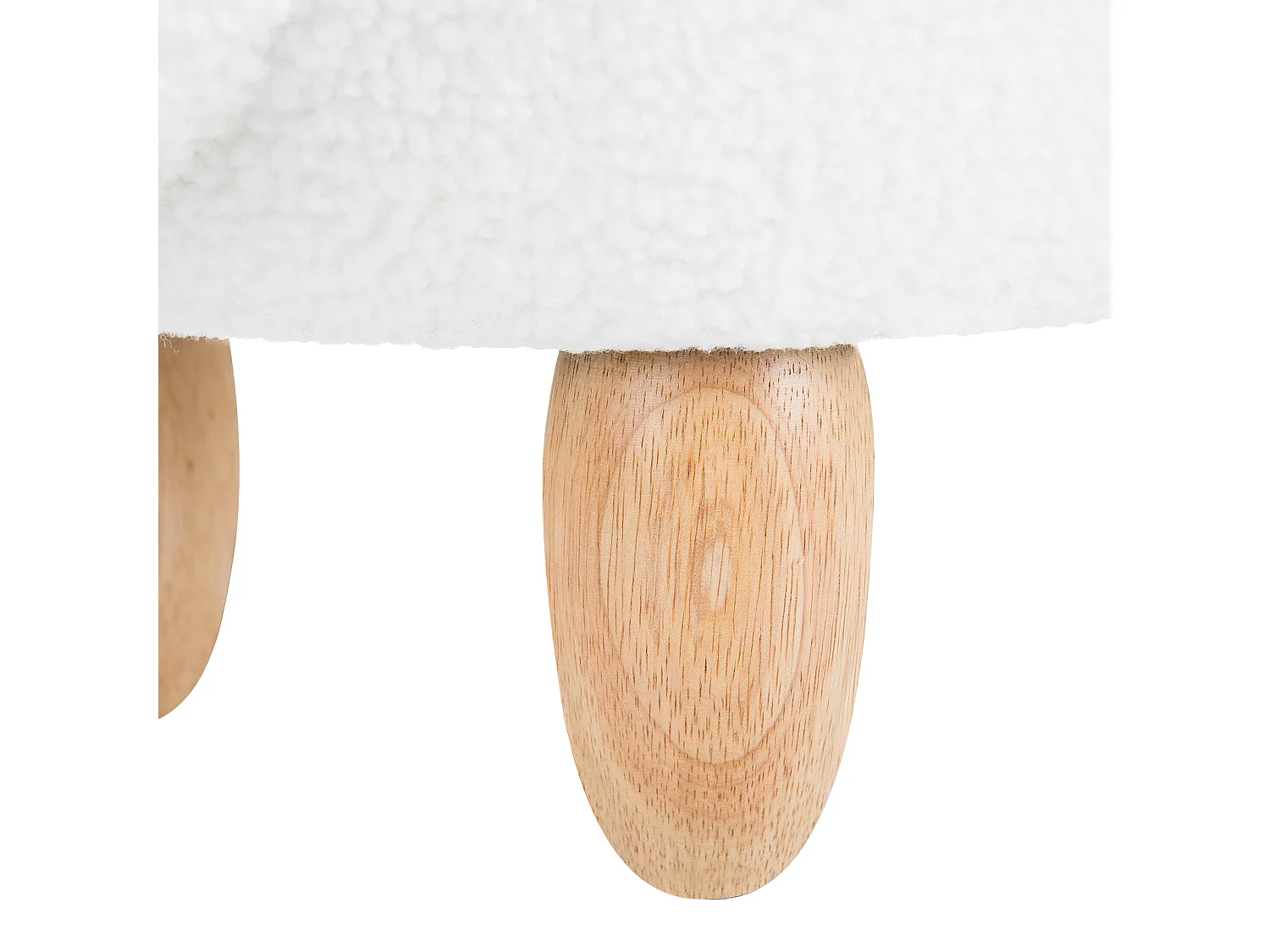 Dierenpoef BUNNY Stof Gebroken wit