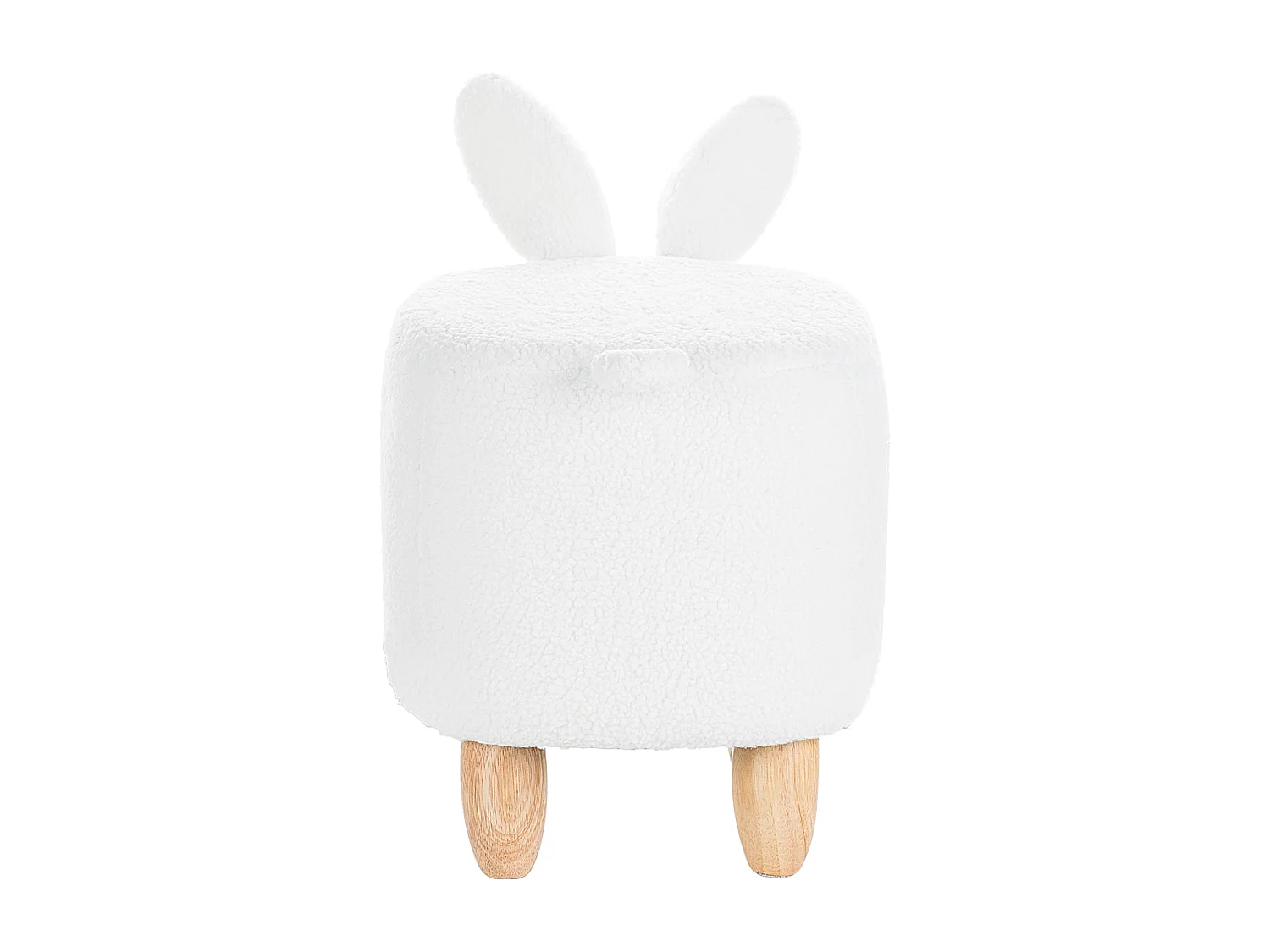 Dierenpoef BUNNY Stof Gebroken wit