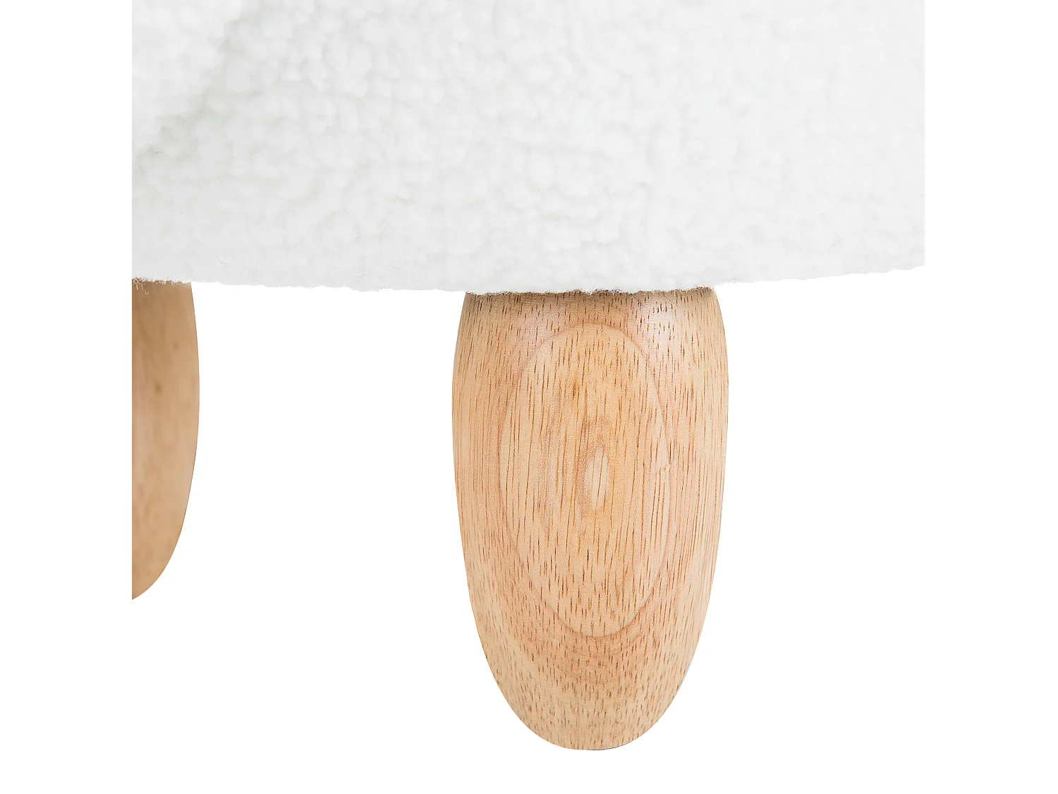 Dierenpoef BUNNY Stof Gebroken wit