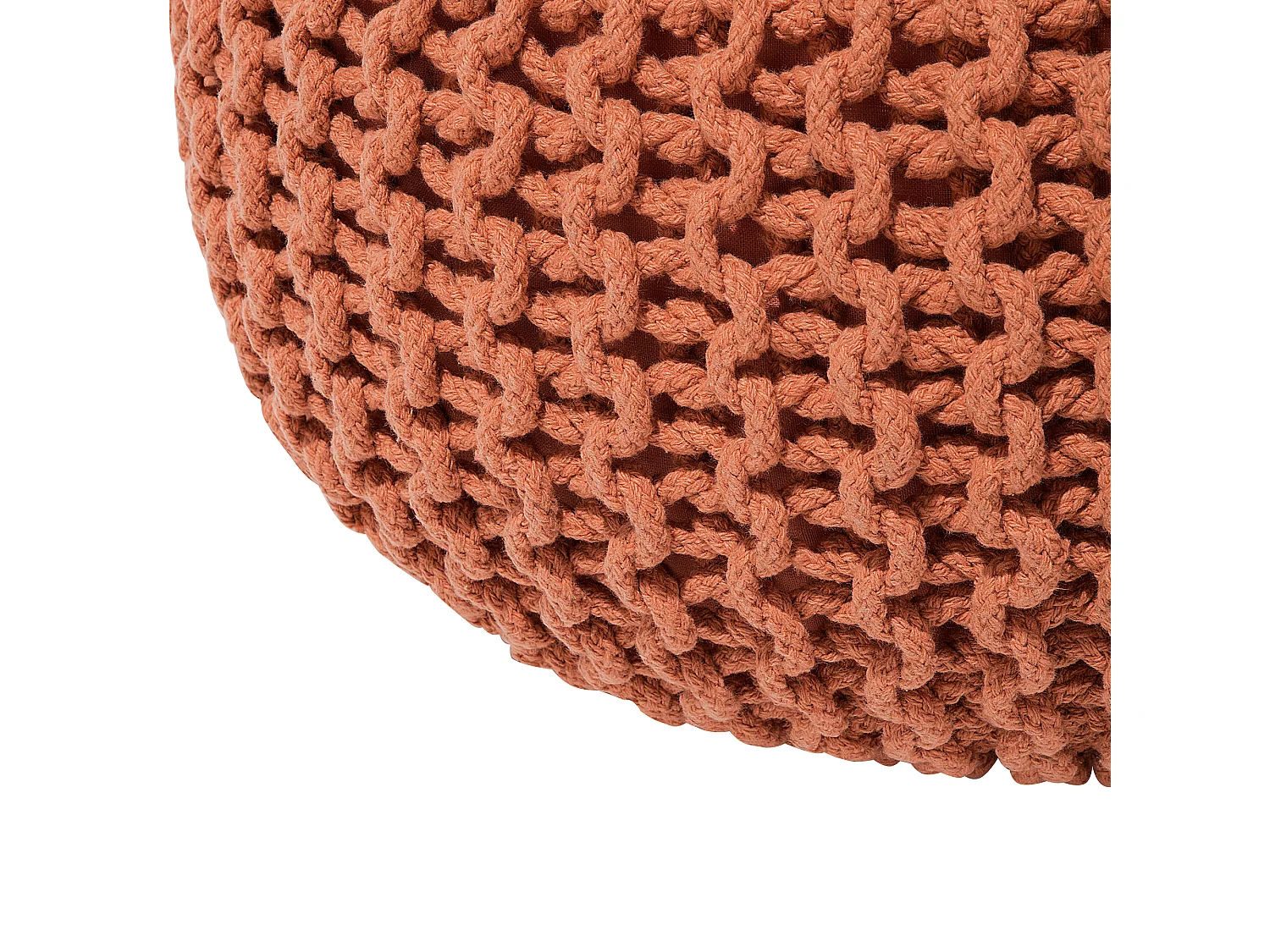 Puf CONRAD Algodón Cobrizo 40 cm 40 cm 25 cm