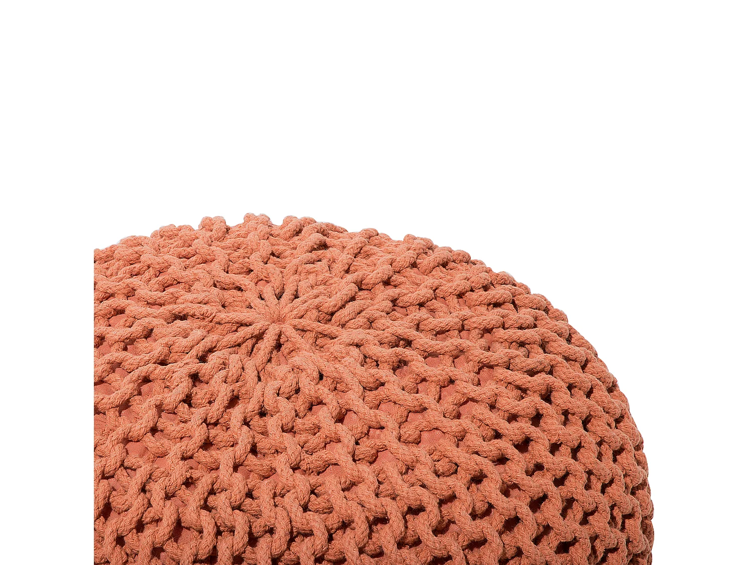 Pouf CONRAD Coton Cuivré