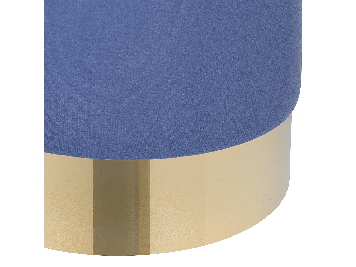 Pouf SOPHIA Velours Bleu marine