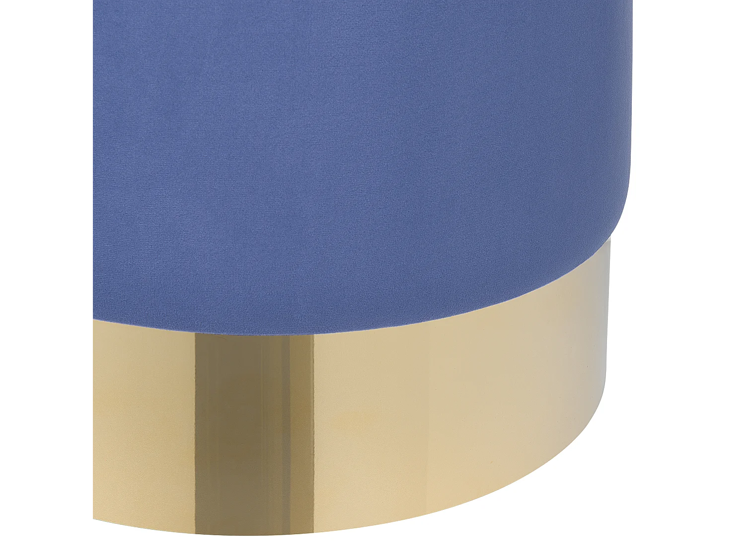 Pufe SOPHIA Veludo Azul marinho 39 cm 39 cm 40 cm