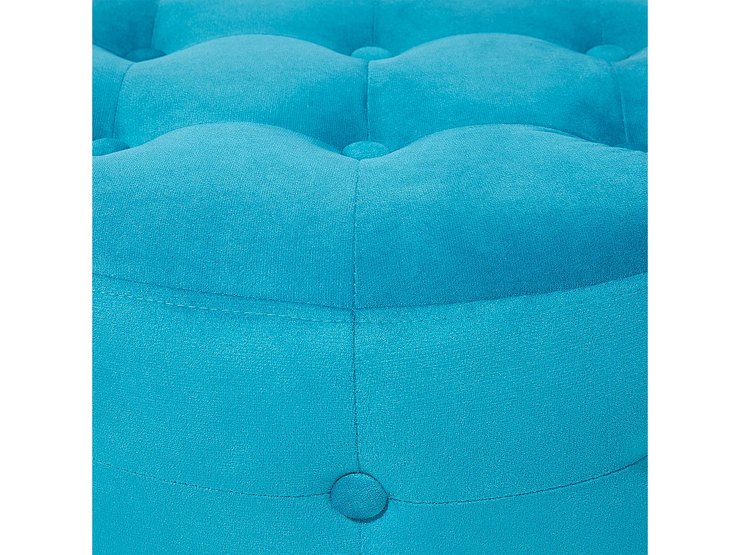 Pouf en velours bleu ciel ⌀ 55 cm TAMPA