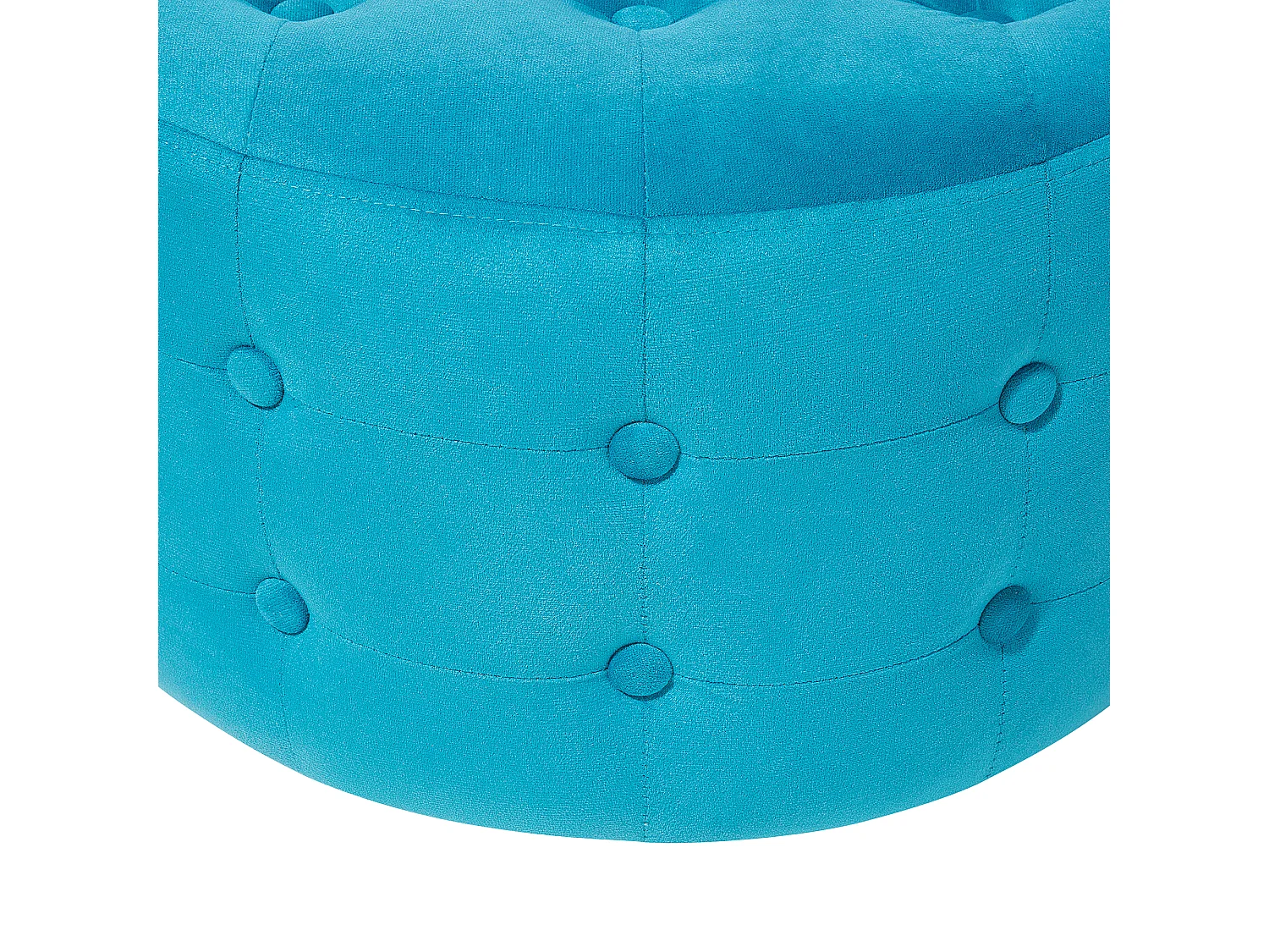 Pouf en velours bleu ciel ⌀ 55 cm TAMPA
