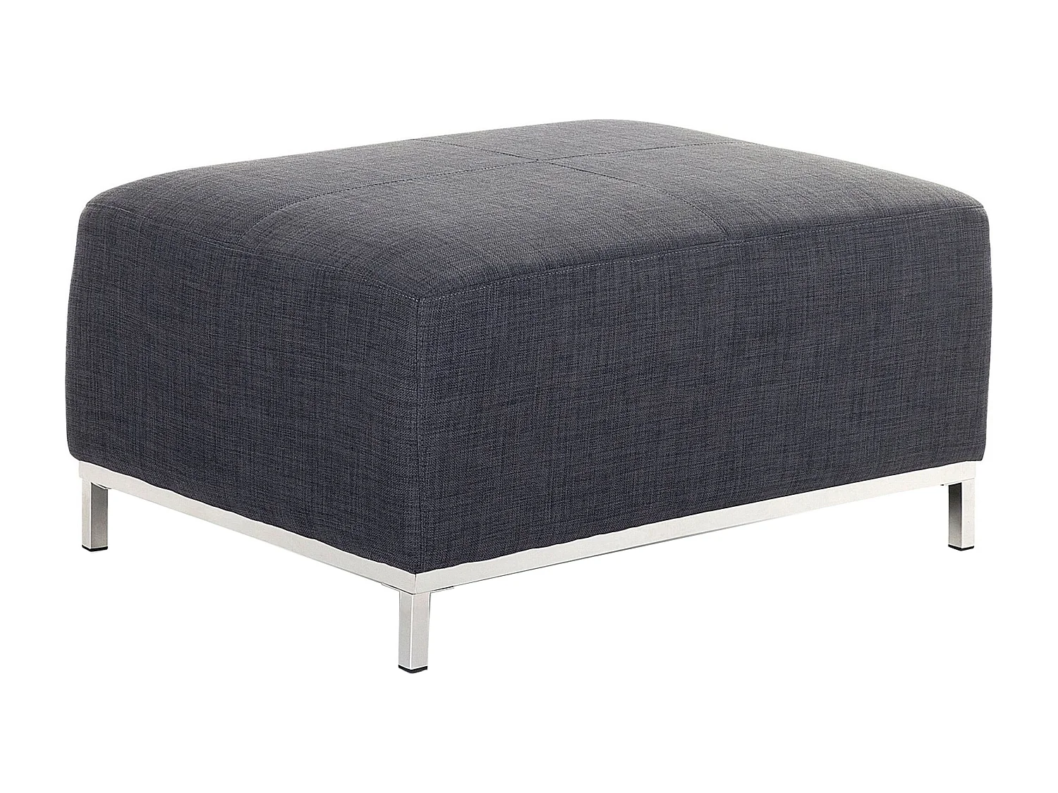 Ottoman OSLO Tissu Gris foncé