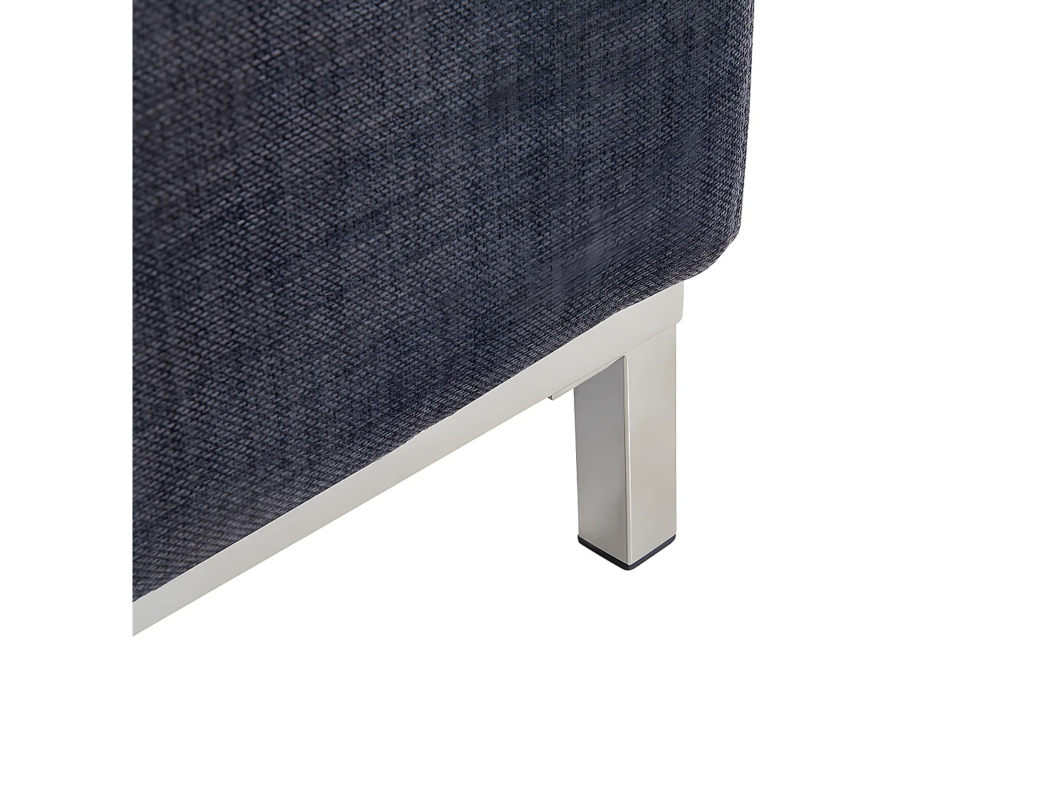 Ottoman OSLO Tissu Gris foncé