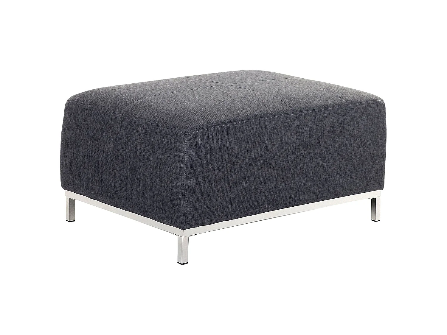 Ottoman OSLO Tissu Gris foncé
