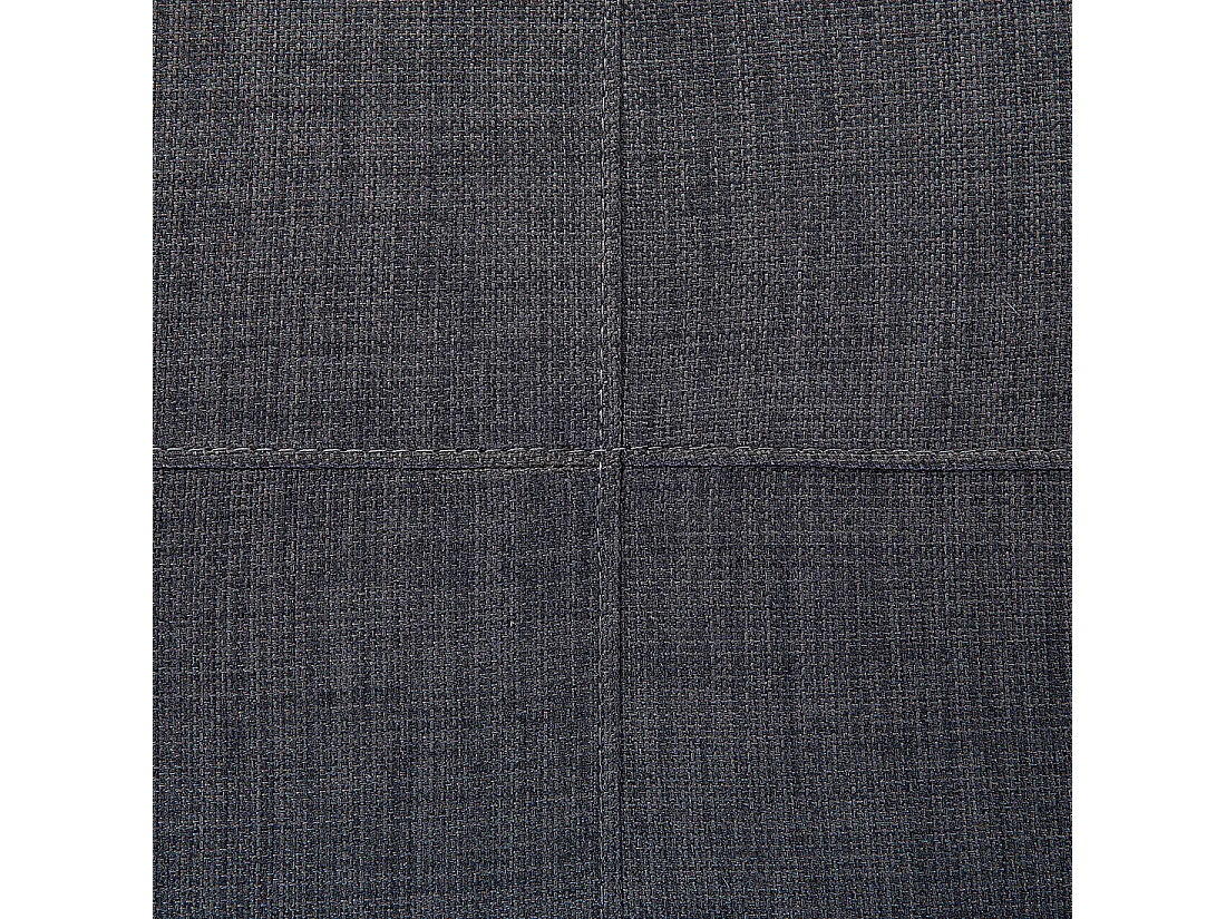 Ottoman OSLO Tissu Gris foncé