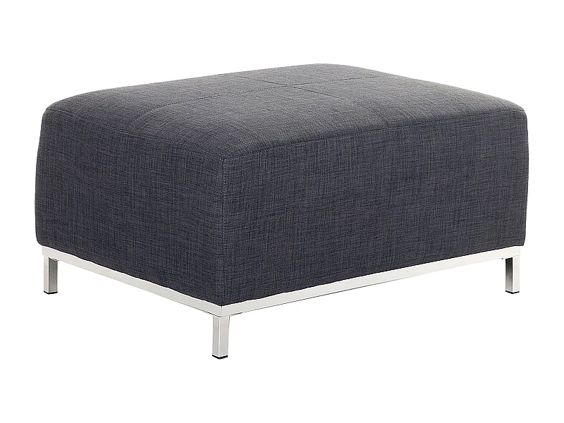 Ottomana OSLO Tessuto Grigio scuro