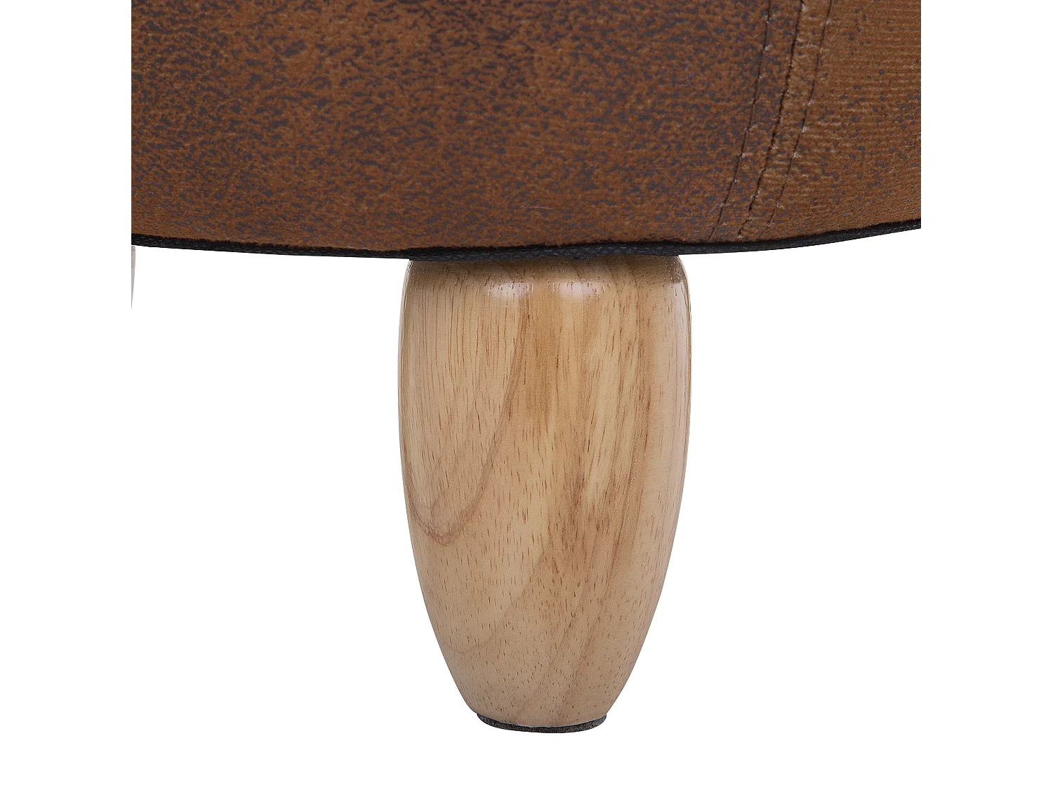 Tabouret de rangement animal COW Cuir PU Marron clair