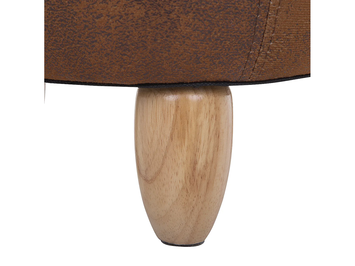 Tabouret de rangement animal COW Cuir PU Marron clair Vache