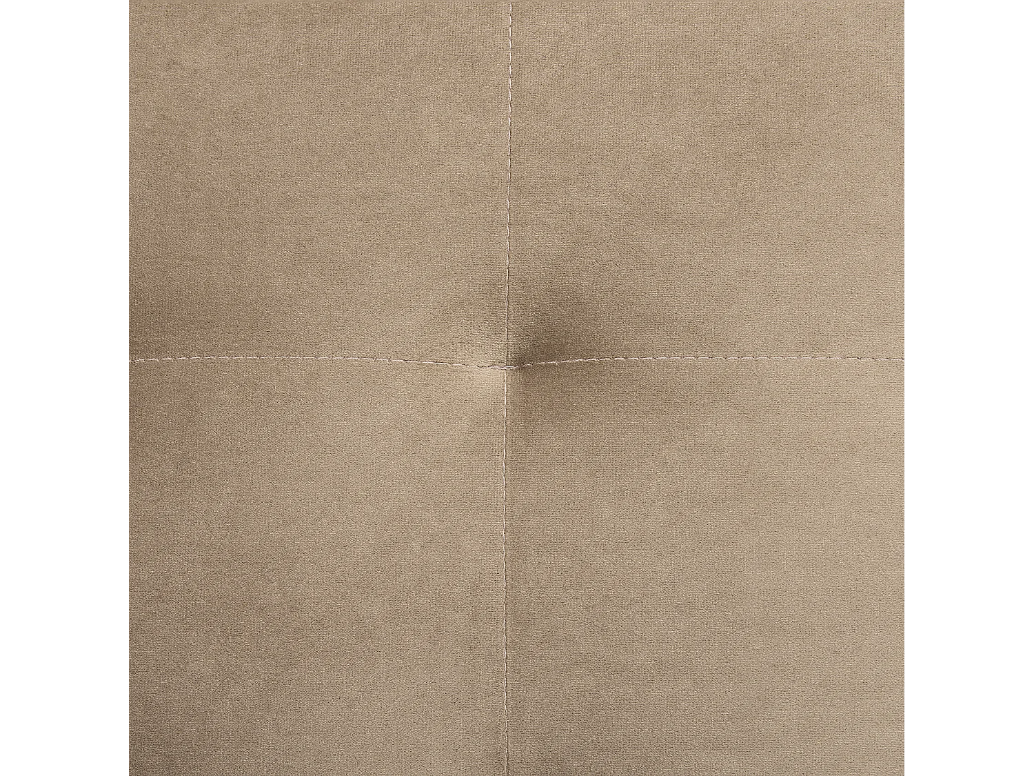 Ottoman ABERDEEN Velours Beige sable