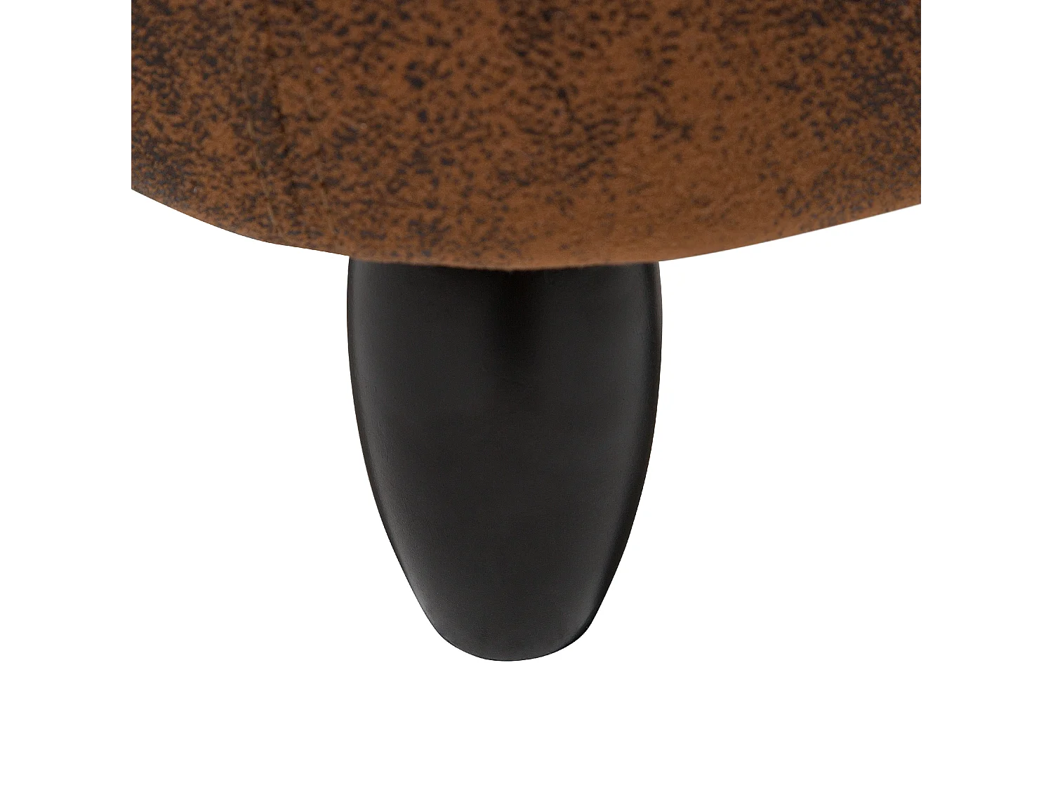 Tabouret de rangement animal HIPPO Cuir PU Marron Hippopotame