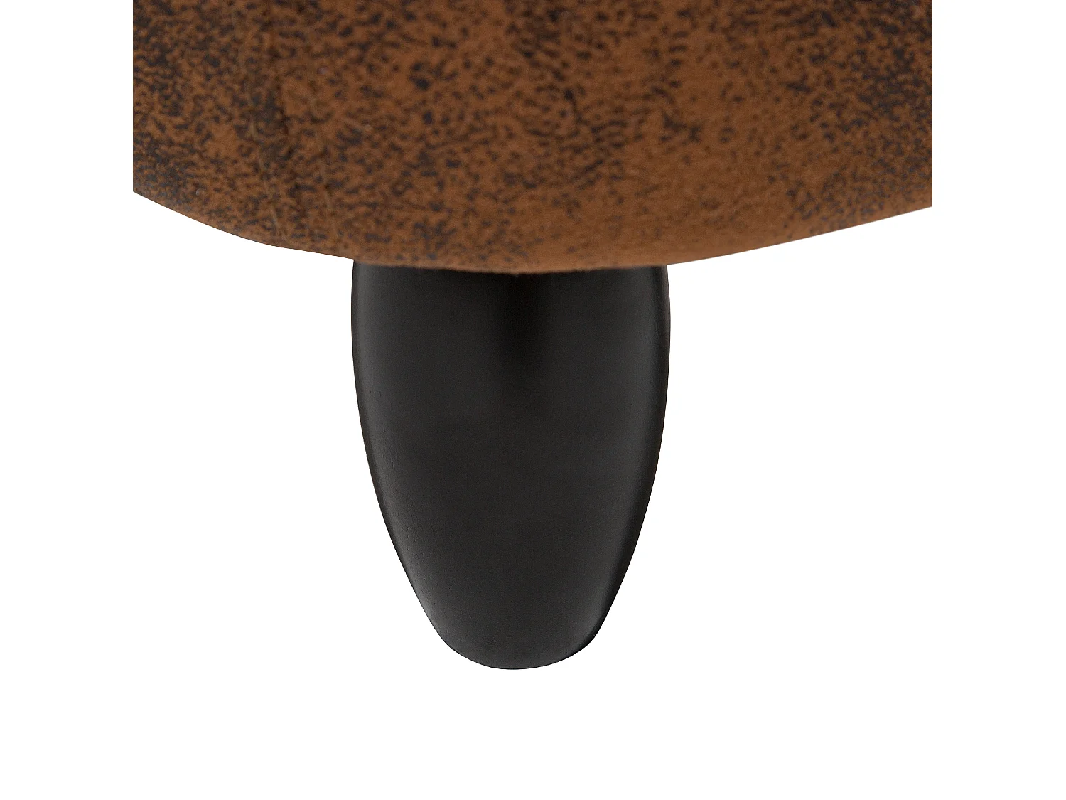 Tabouret de rangement animal HIPPO Cuir PU Marron Hippopotame