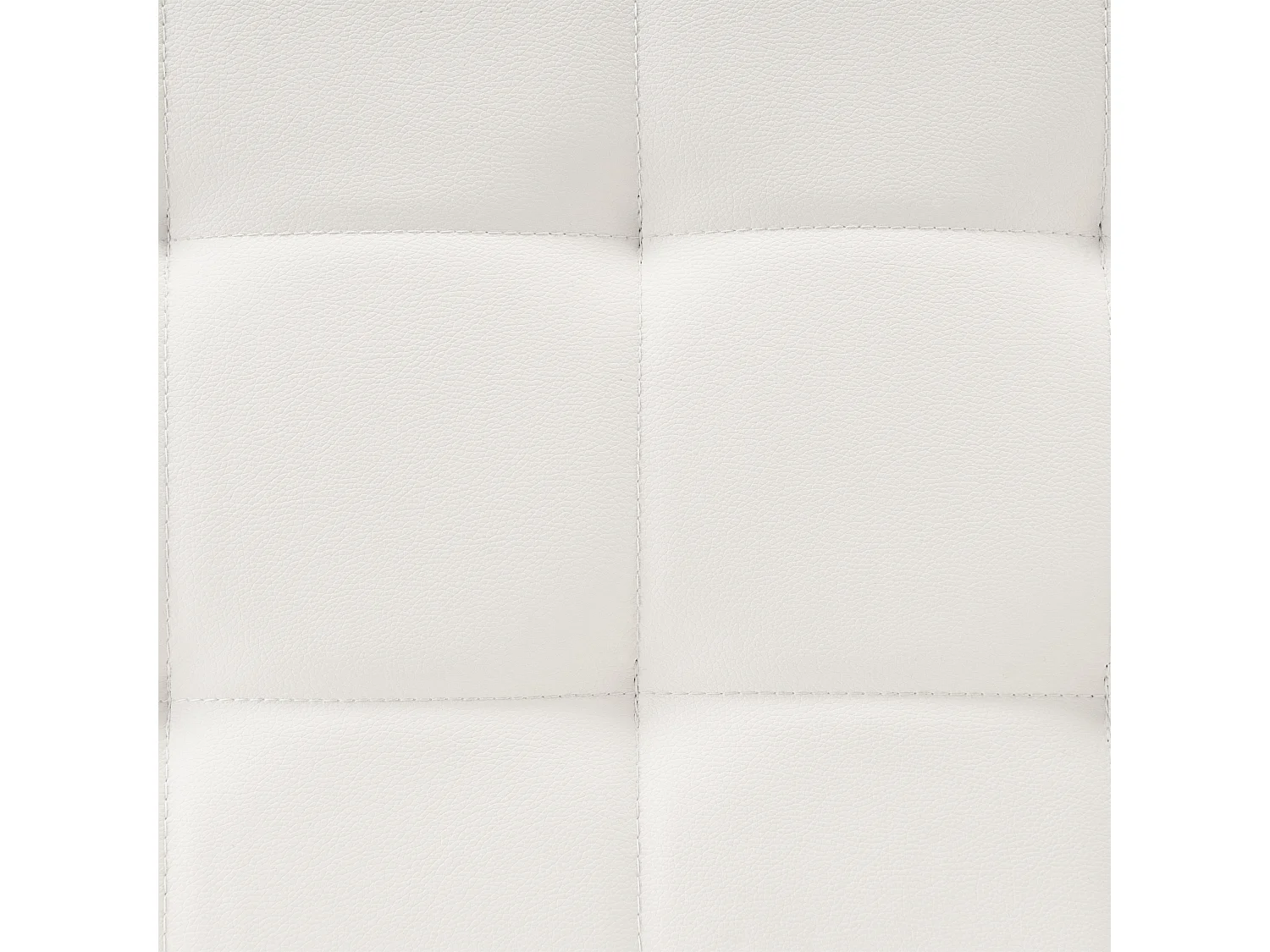 Ottomana ABERDEEN Pelle sintetica Bianco