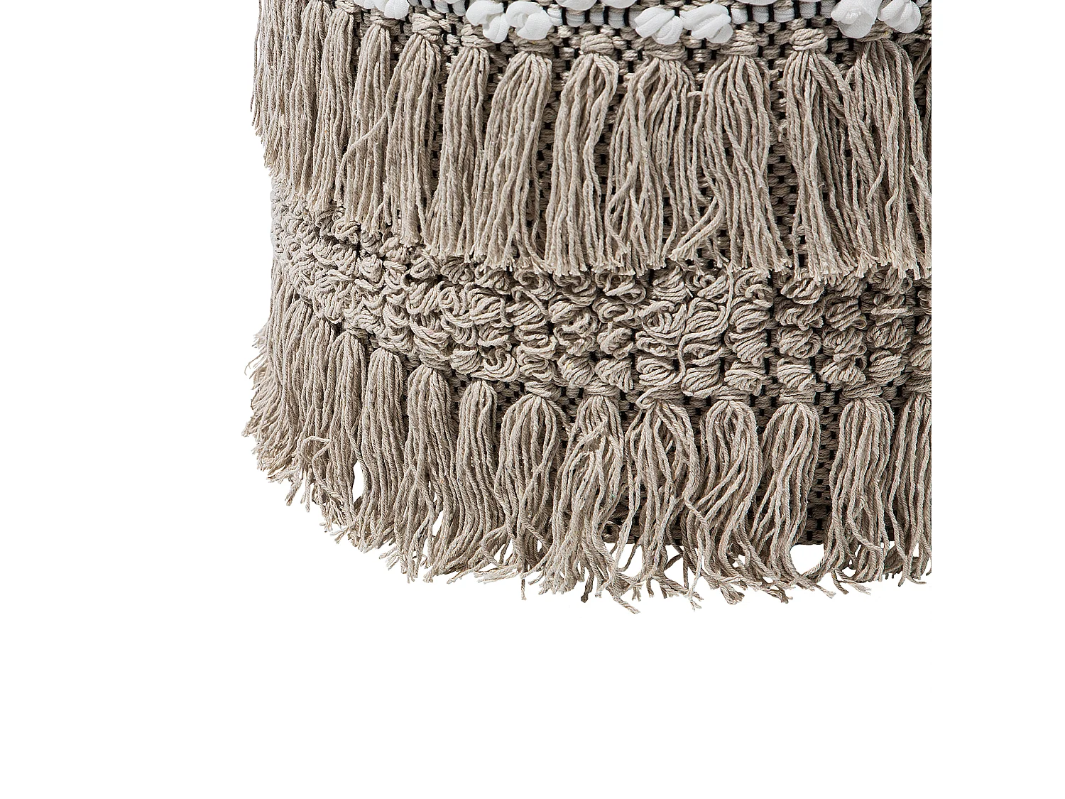 Pouf NOIDA Coton Beige