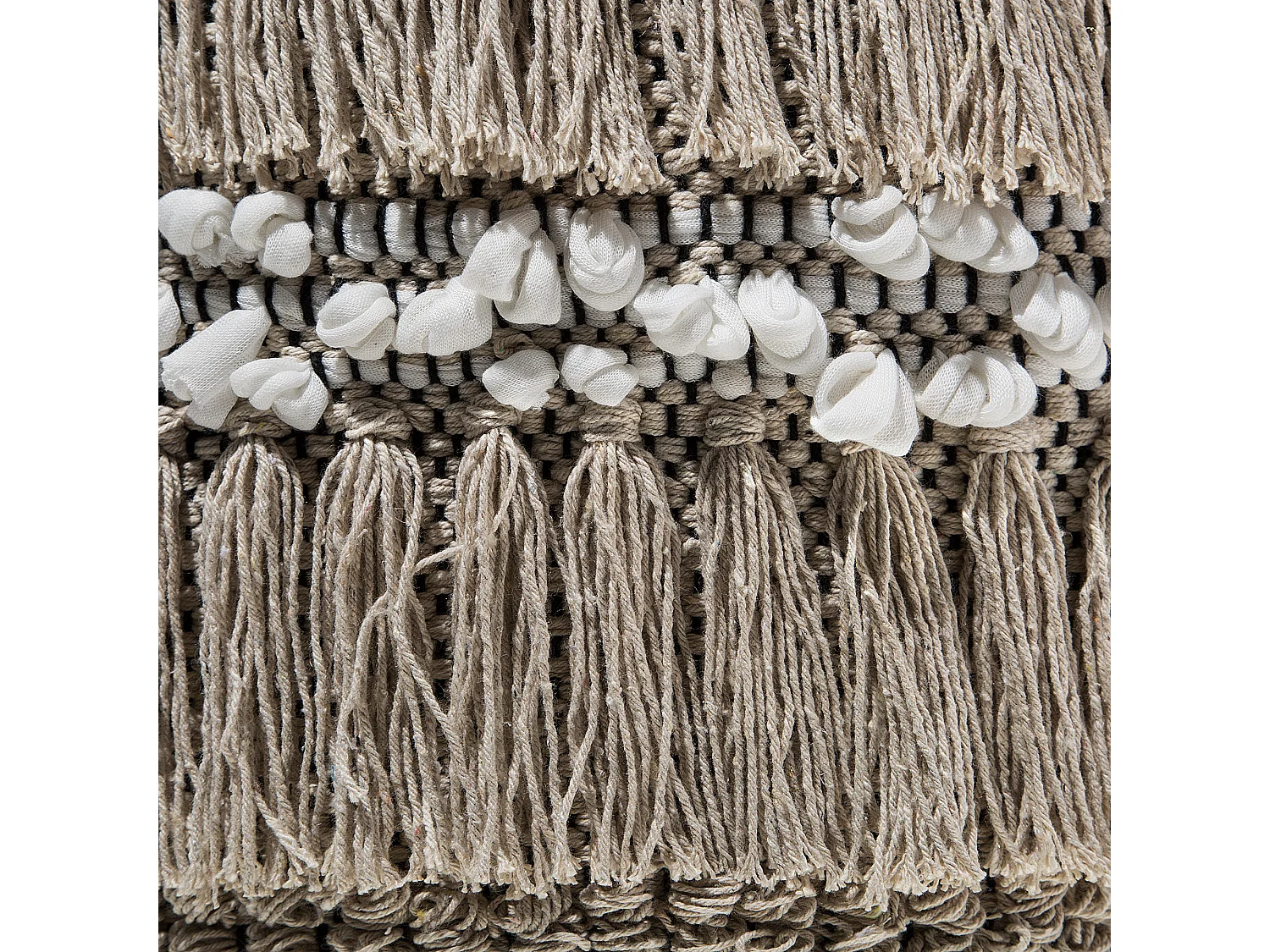 Pouf NOIDA Coton Beige