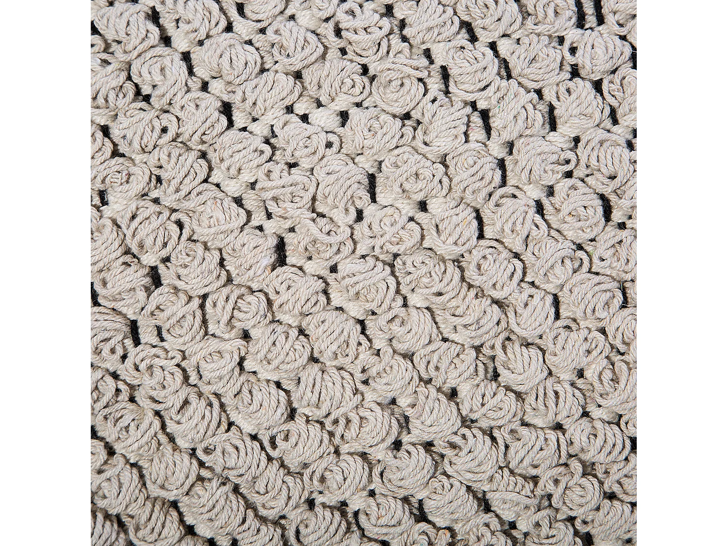 Pouf NOIDA Coton Beige