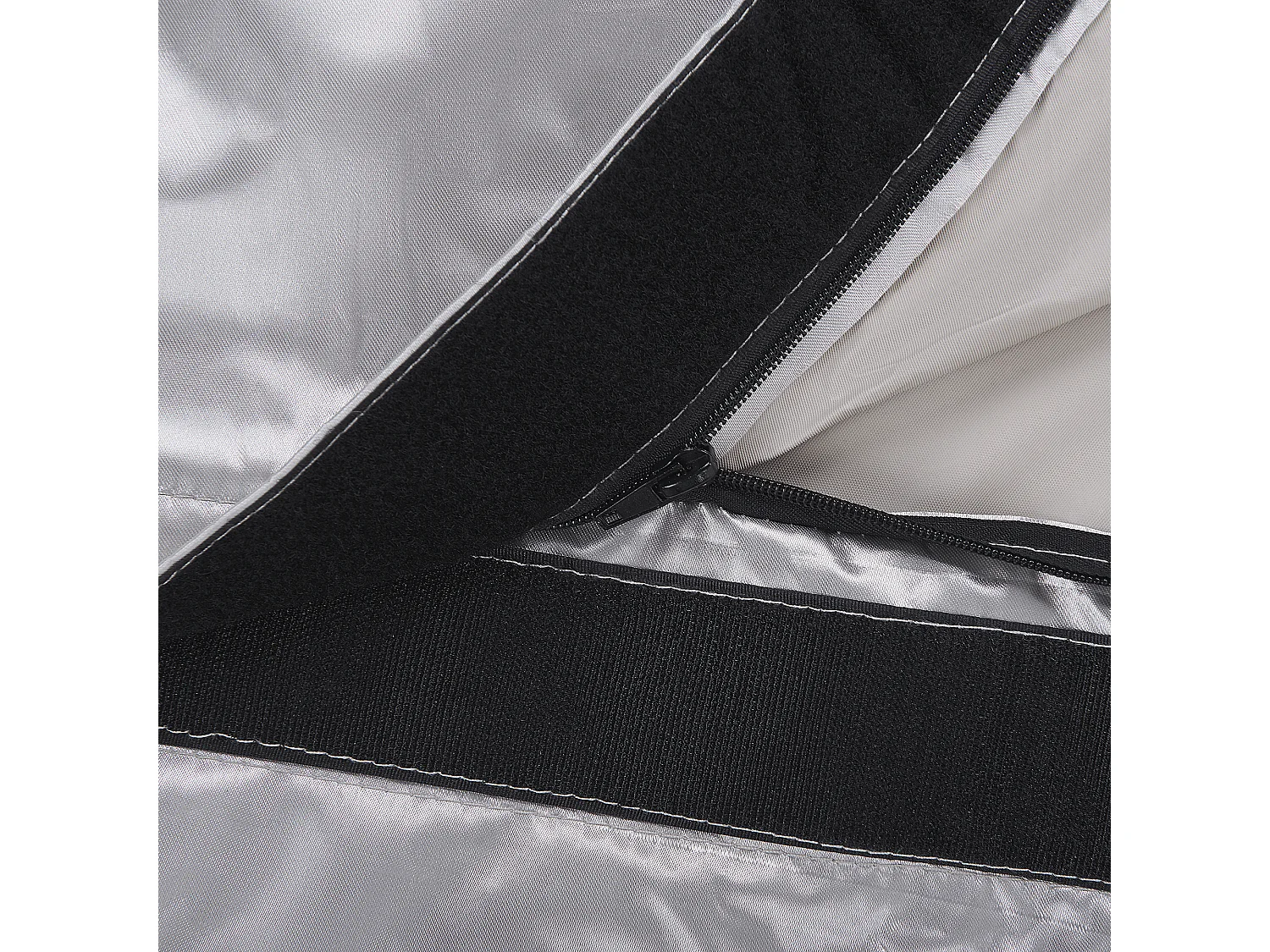 Pouf poire 600 L FUZZY 180 cm 230 cm Argenté