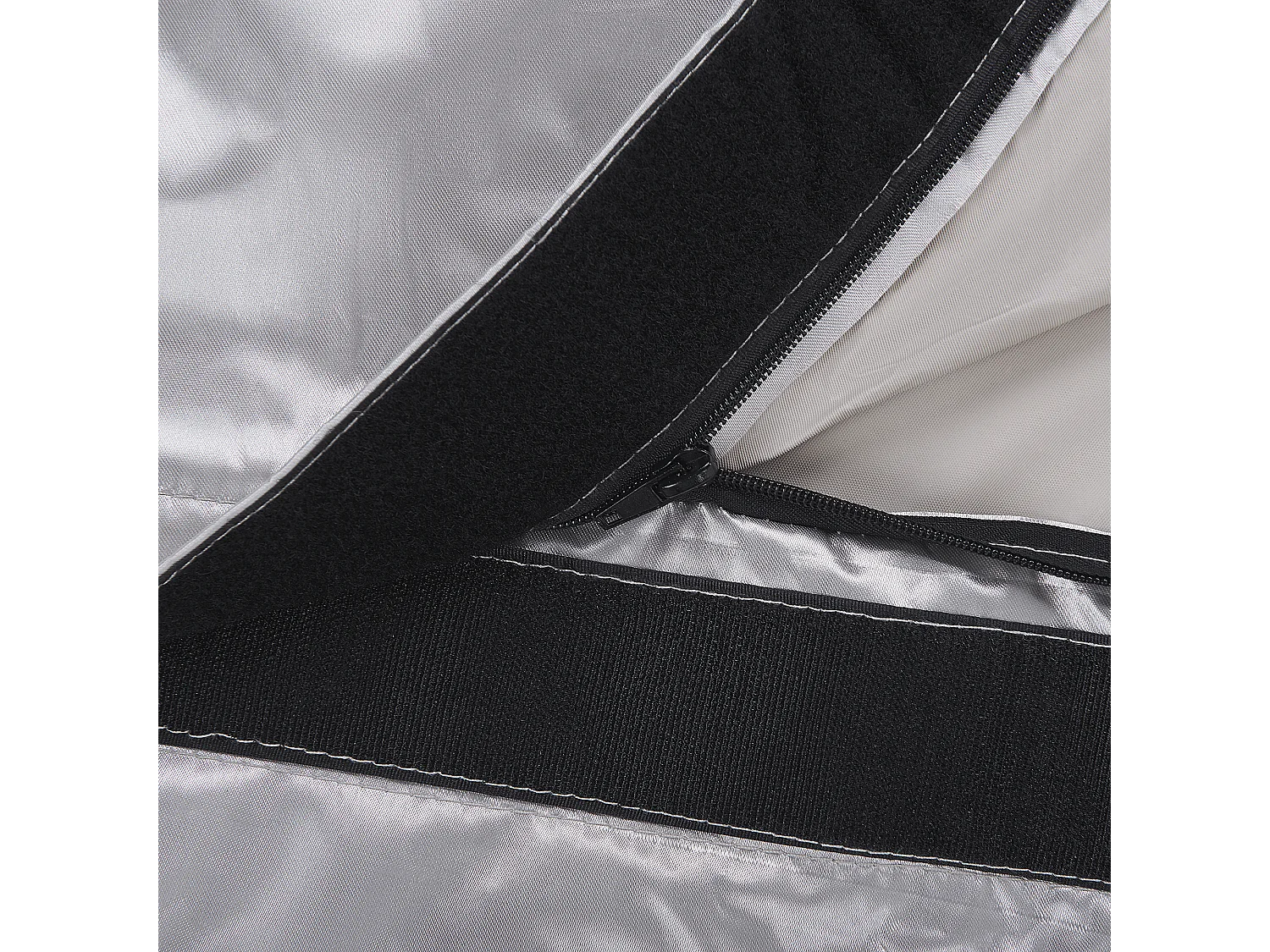 Pouf poire 600 L FUZZY 180 cm 230 cm Argenté