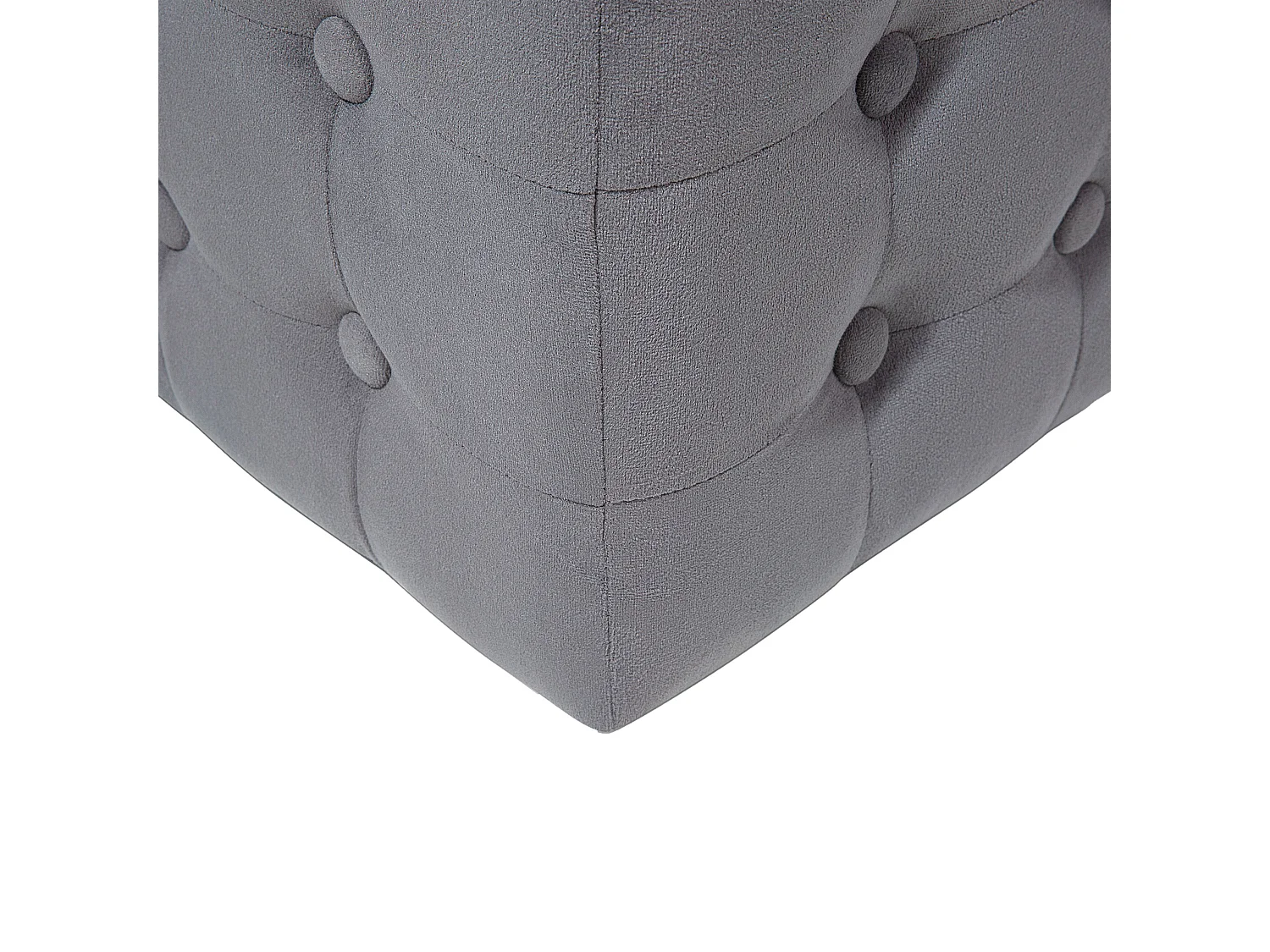 Pouf gris clair 30 x 30 cm WISCONSIN