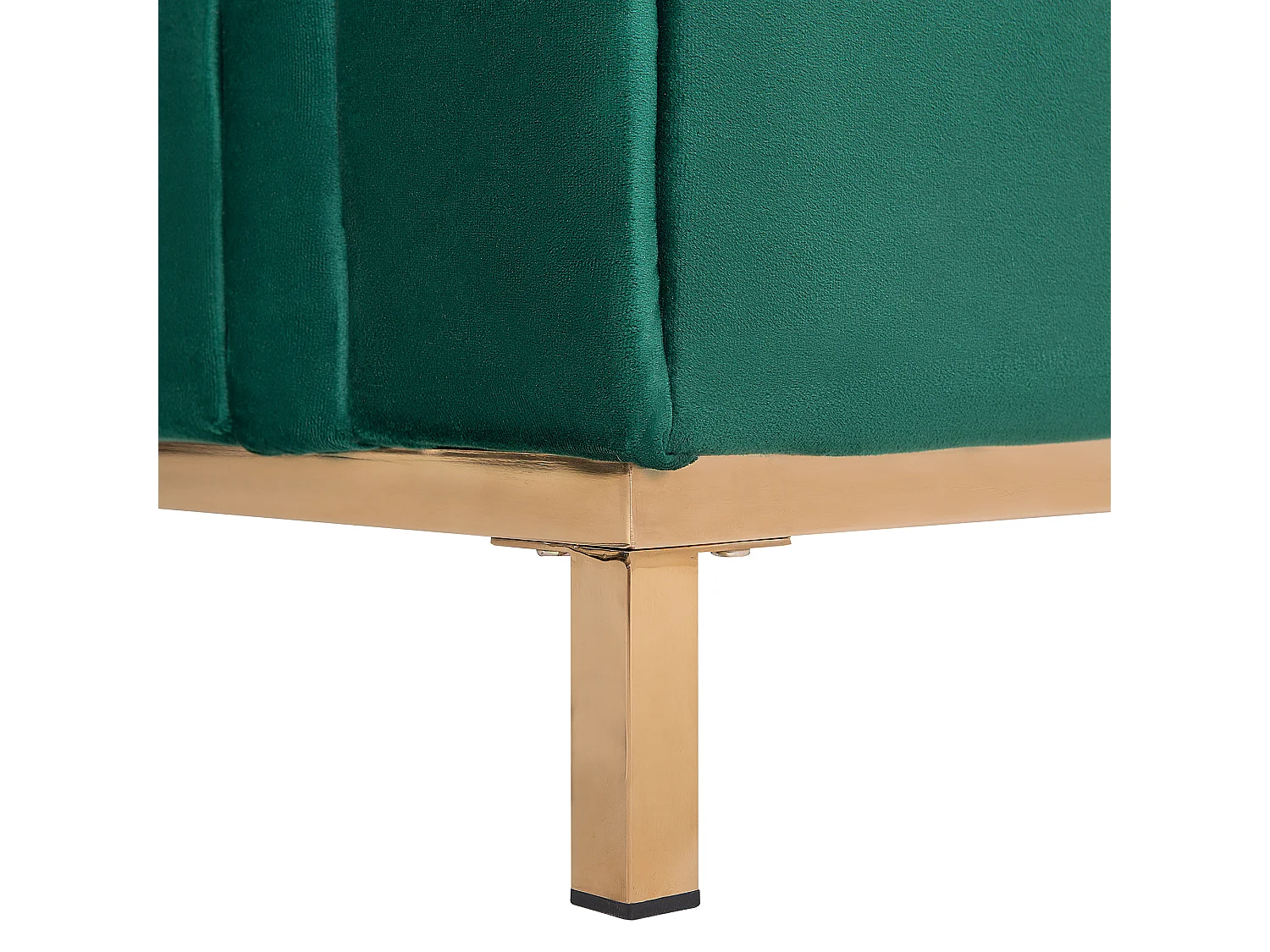 Ottomana OSLO Velluto Verde scuro