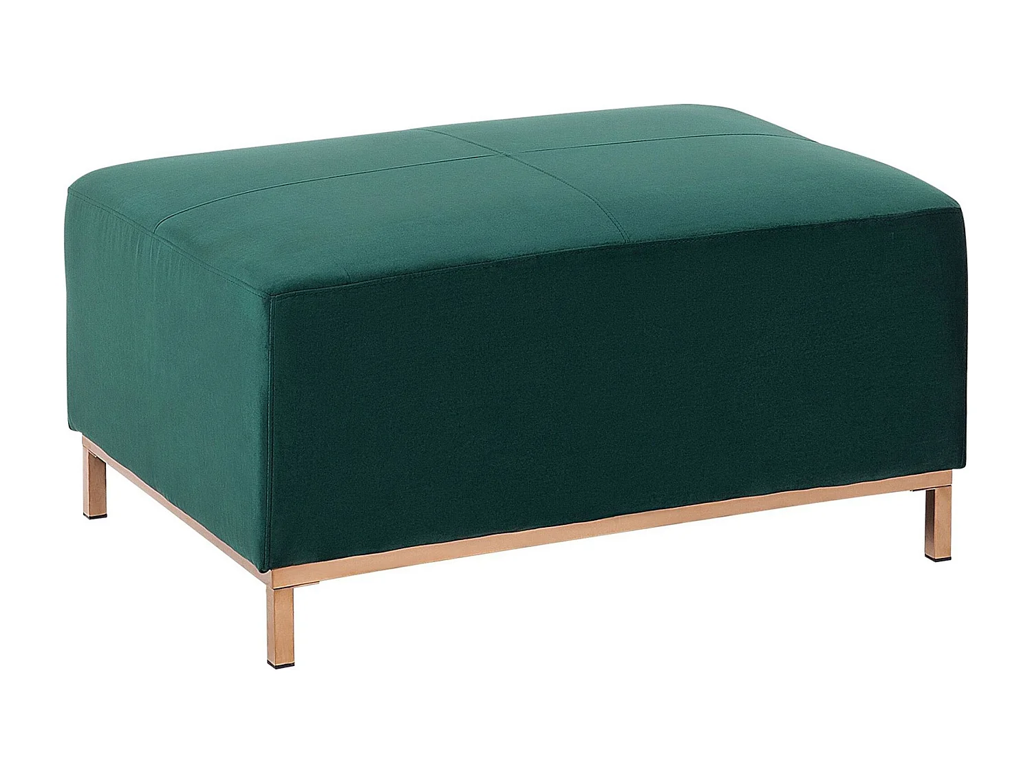 Ottoman OSLO Velours Vert foncé