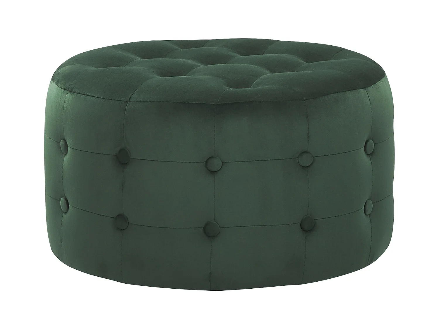 Pouf TAMPA Velours Vert foncé