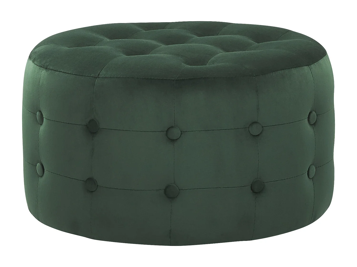 Pouf TAMPA Velours Vert foncé