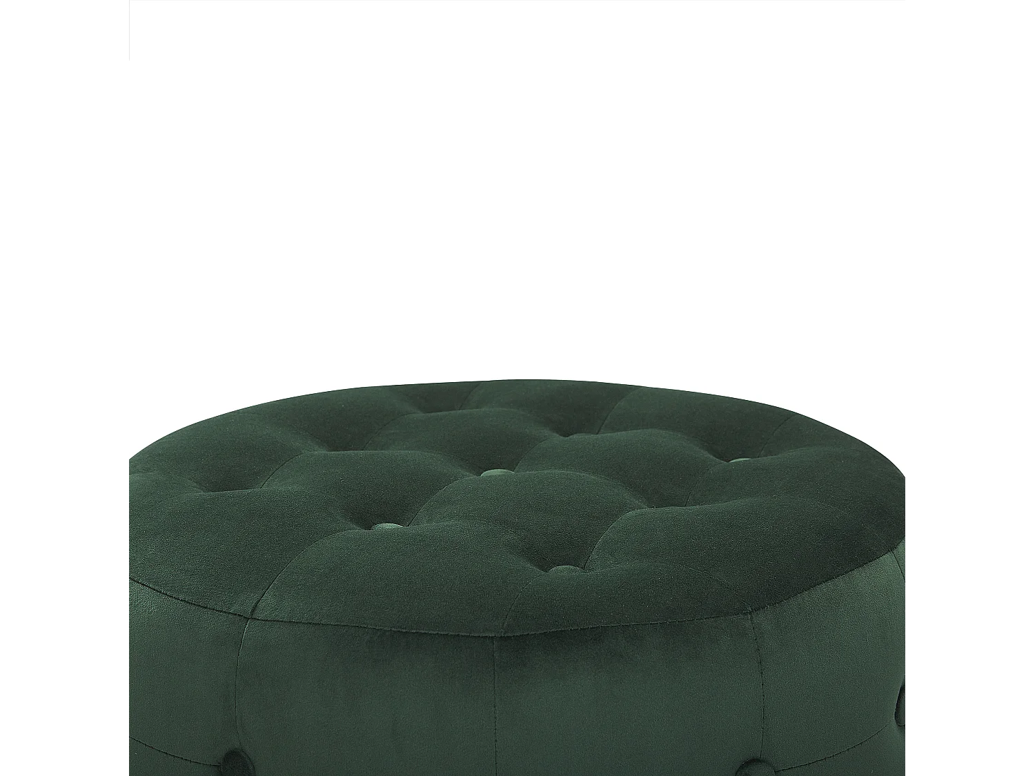 Pouf TAMPA Velours Vert foncé