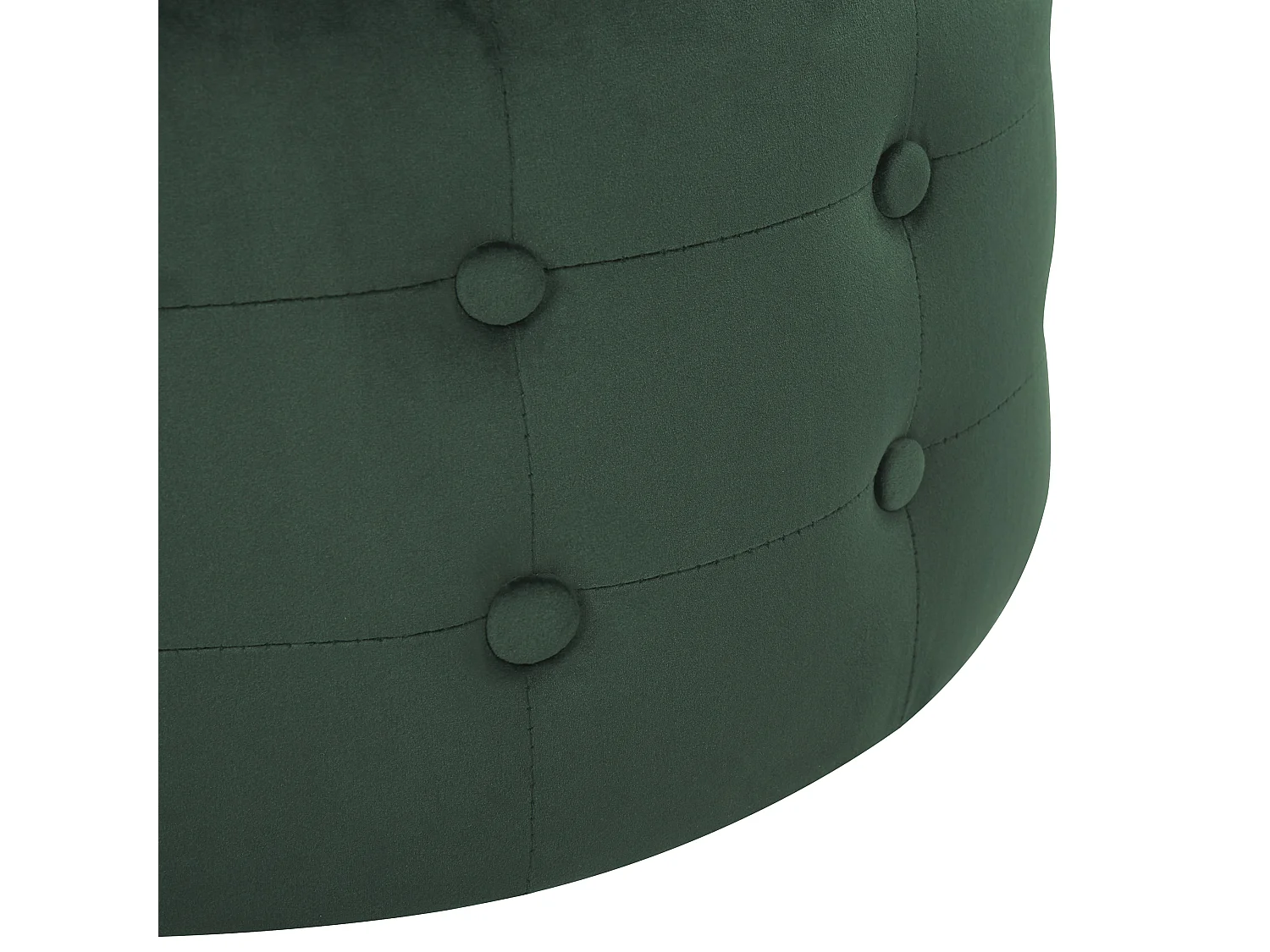 Pouf TAMPA Velours Vert foncé