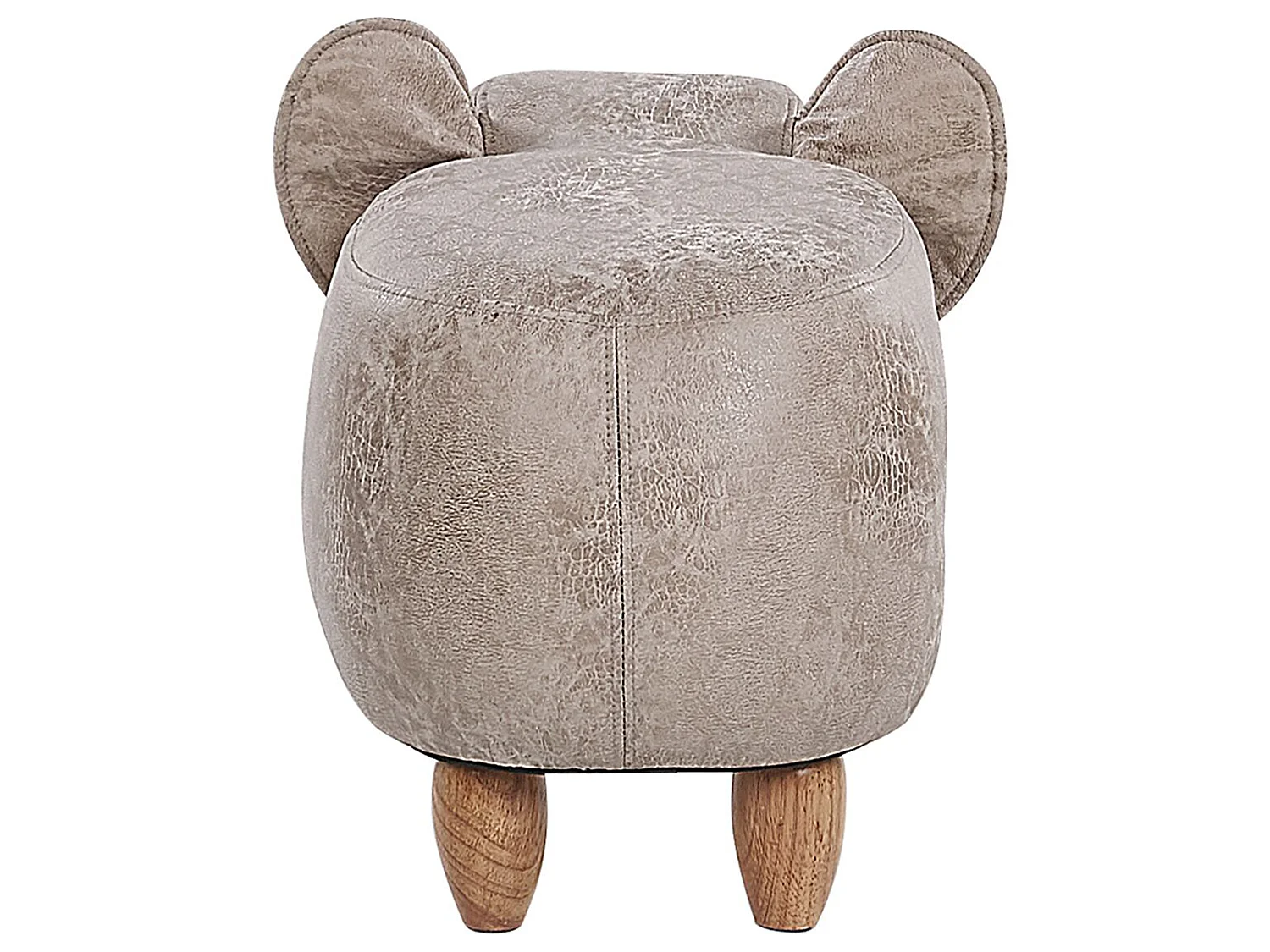 Pouf animaletto contenitore JUMBO Pelle sintetica Grigio