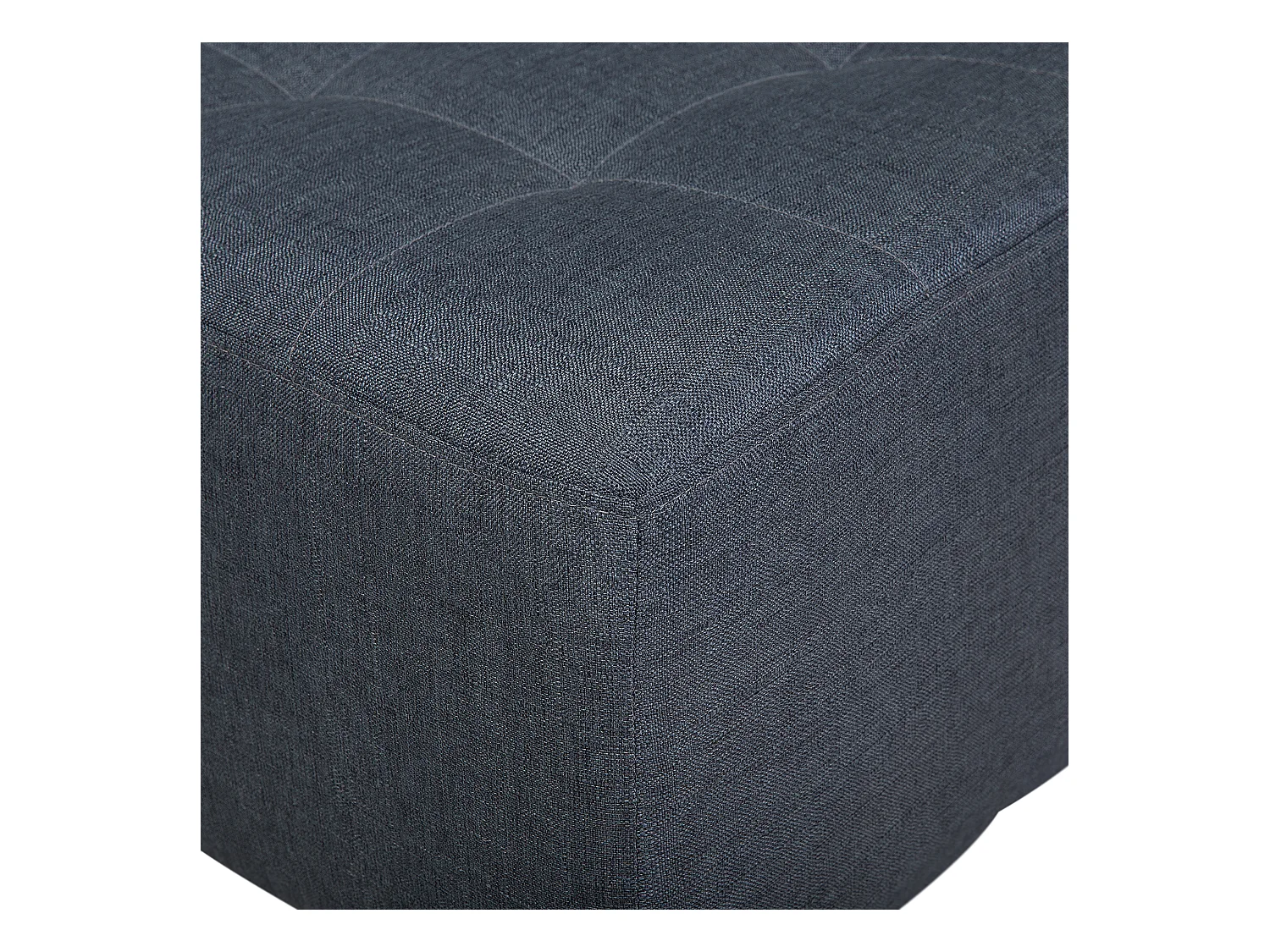 Otomana ABERDEEN Tela Gris oscuro