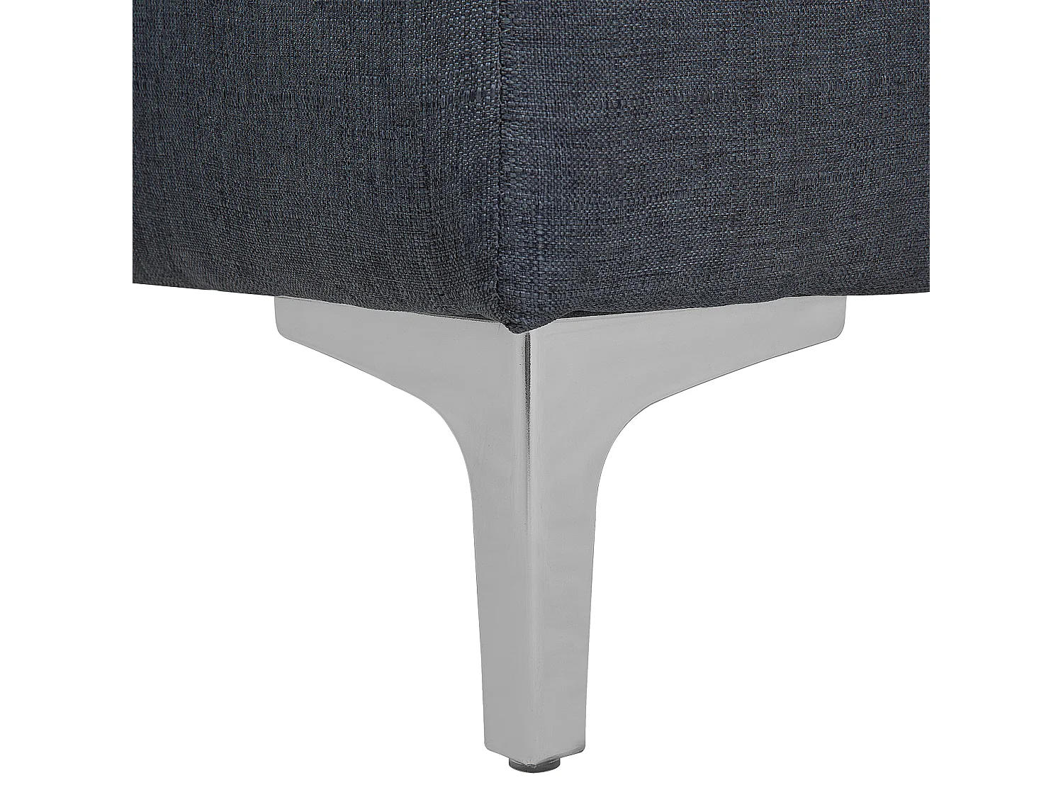 Repousa-pés ABERDEEN Tecido Cinzento escuro