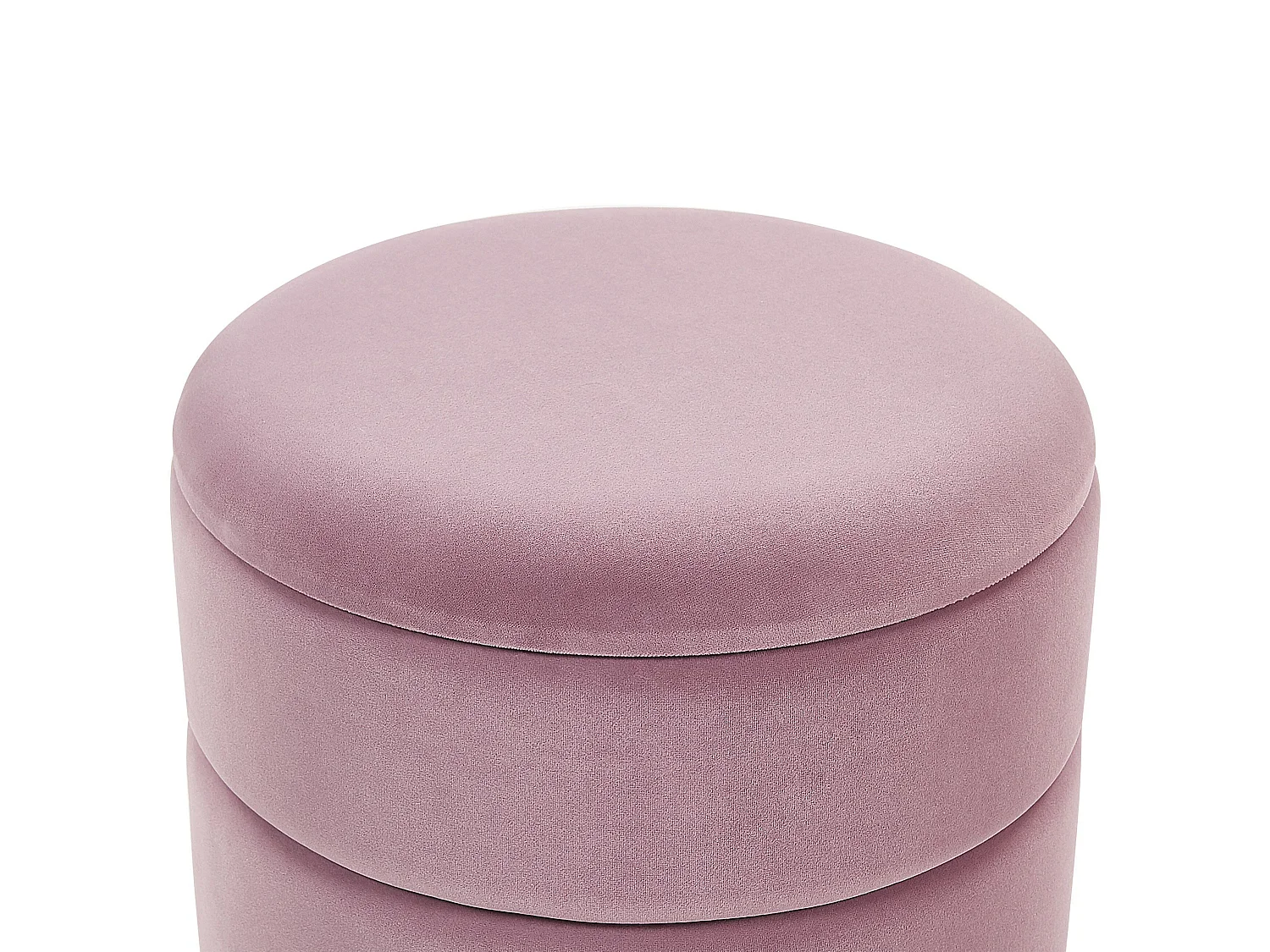 Pouf contenitore ELGIN Velluto Rosa 37 cm 37 cm 42 cm