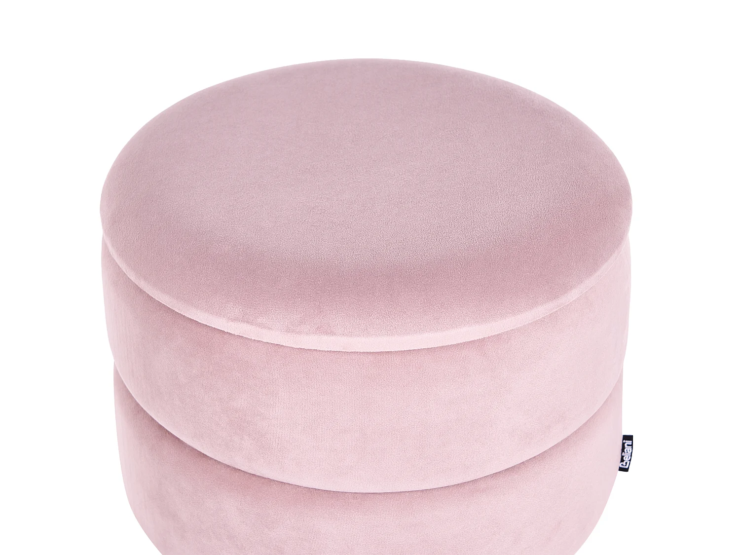 Pouf de rangement ELGIN Velours Rose 37 cm 37 cm 42 cm