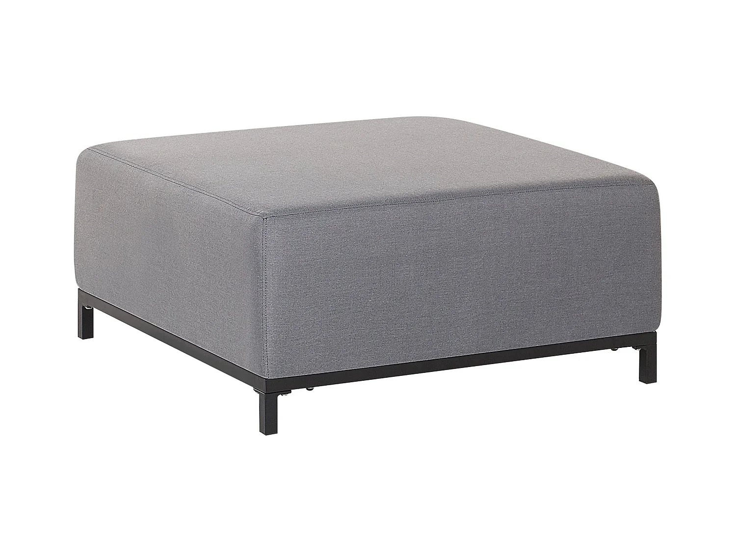 Ottoman ROVIGO Tissu Gris
