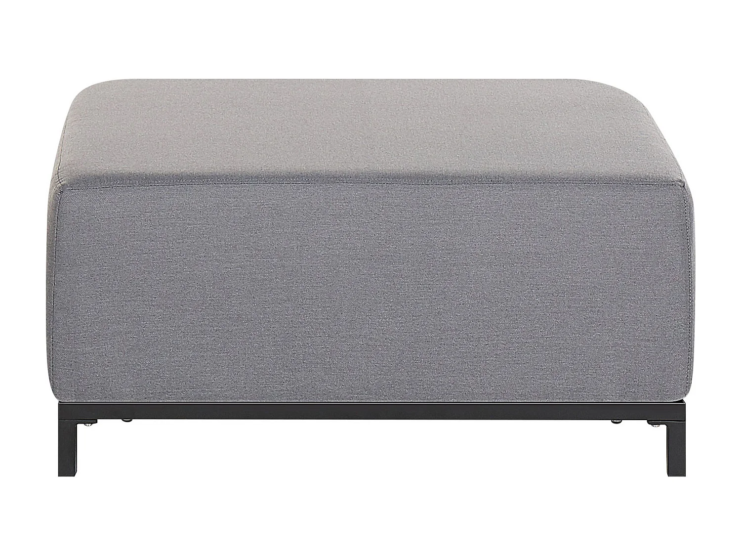 Ottoman ROVIGO Tissu Gris