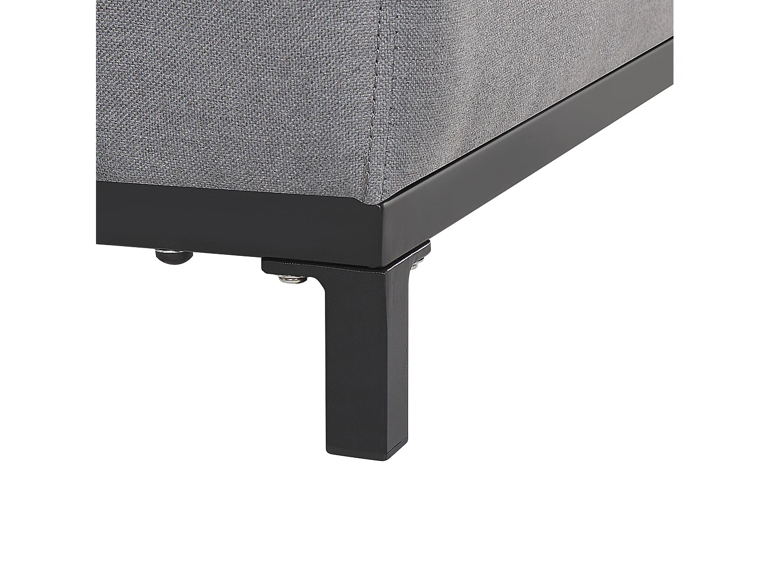 Ottoman ROVIGO Tissu Gris