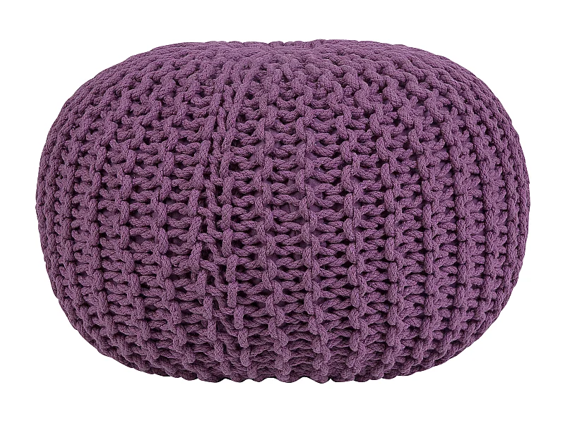 Pufe CONRAD Algodão Roxo 50 cm 50 cm 35 cm