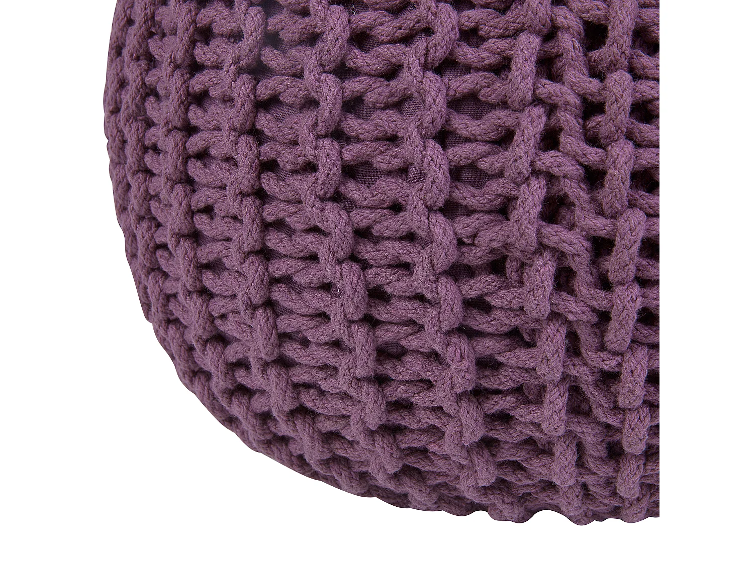 Pufe CONRAD Algodão Roxo 50 cm 50 cm 35 cm